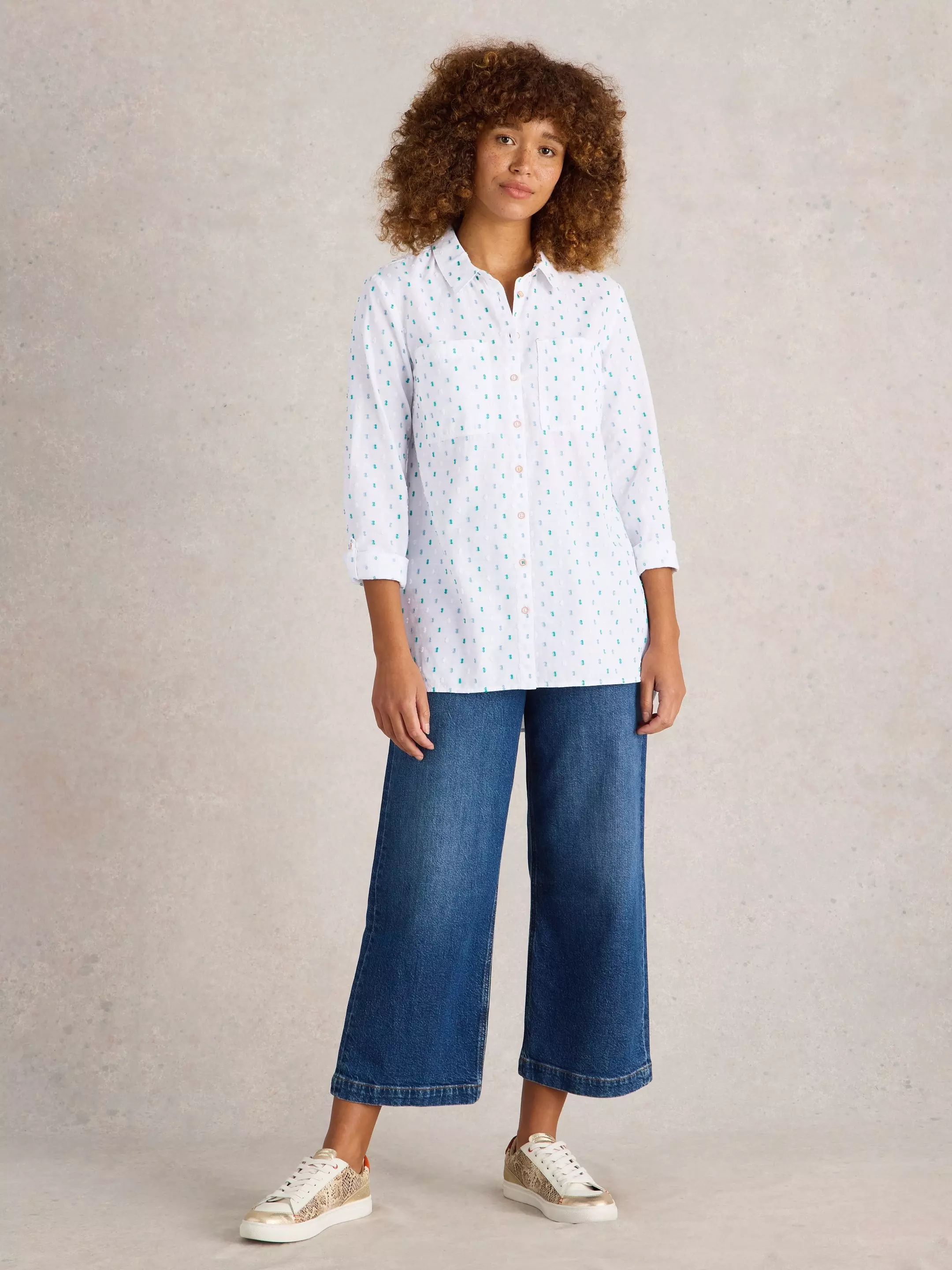 Sophie Longline Cotton Shirt 3 Sophie Longline Cotton Shirt