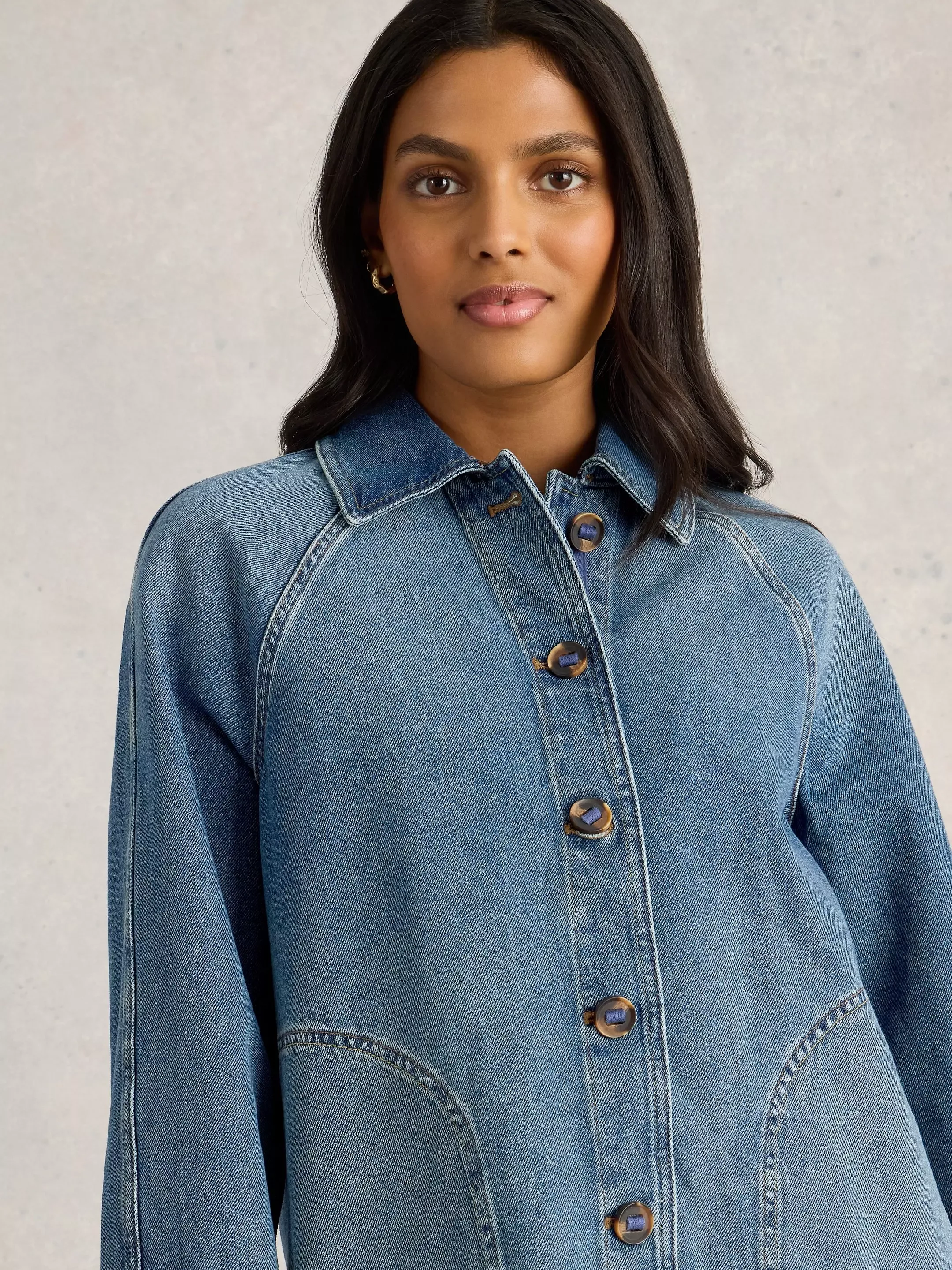 Eden Denim Collared Jacket 5 Eden Denim Collared Jacket