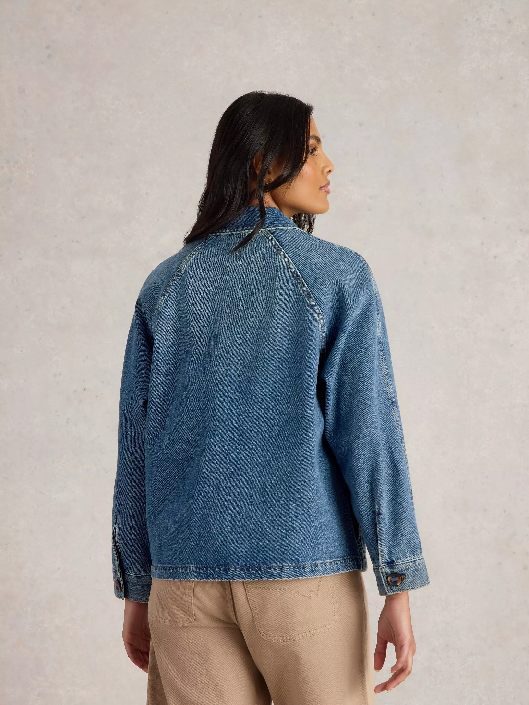 Eden Denim Collared Jacket 6 Eden Denim Collared Jacket