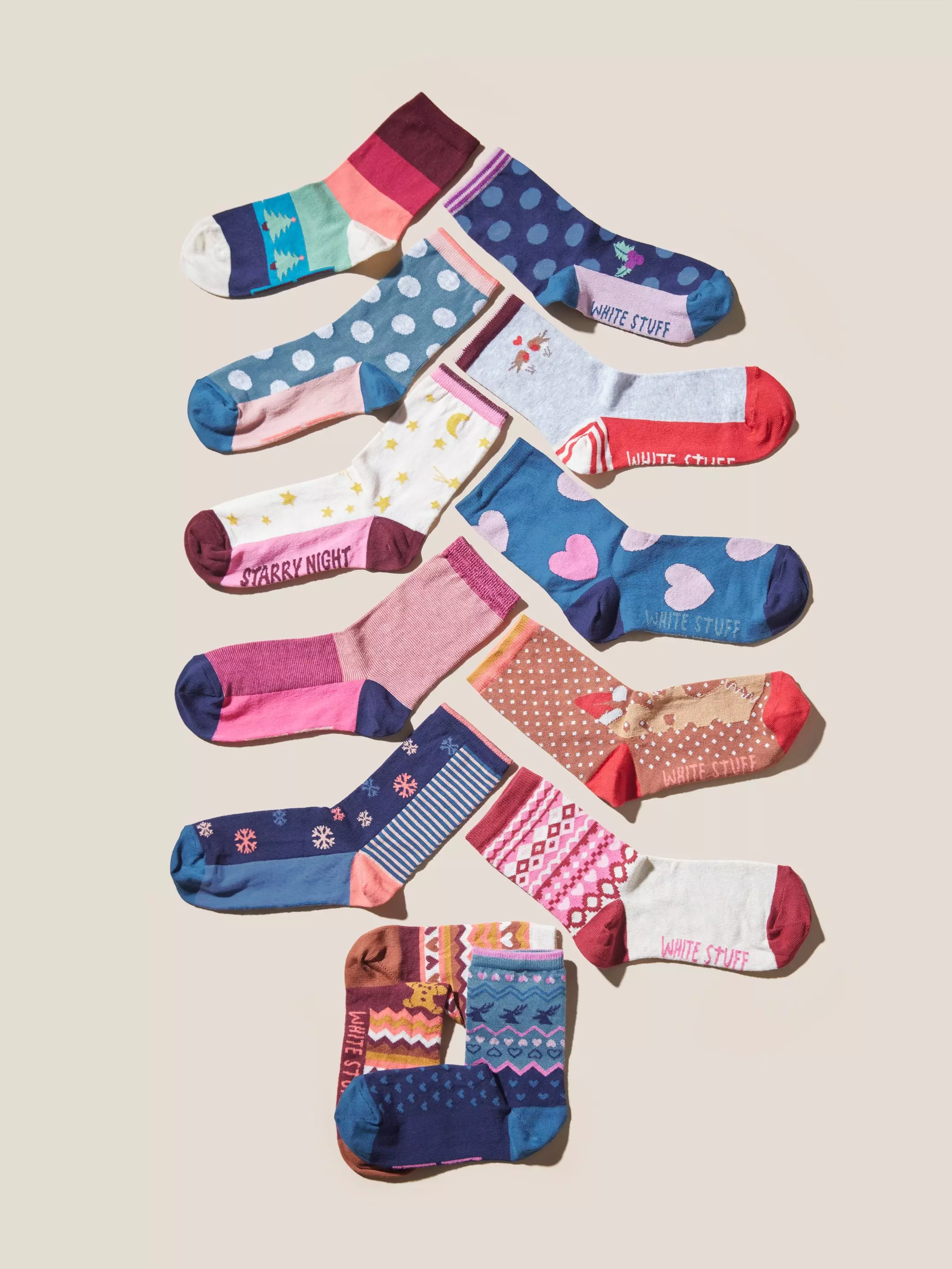 12 Days Of Womens Socks Advent