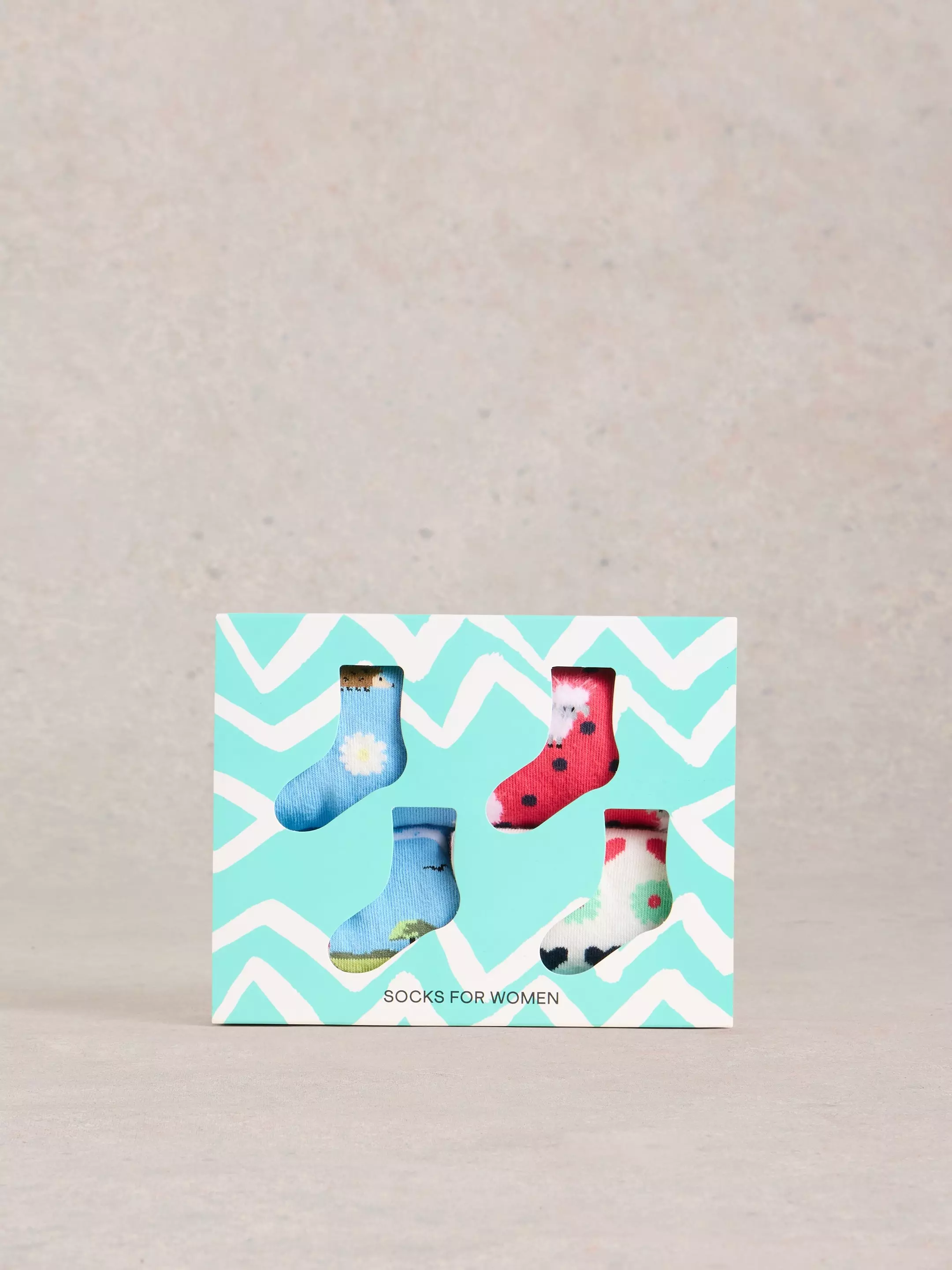 4PK Springtime Ankle Socks