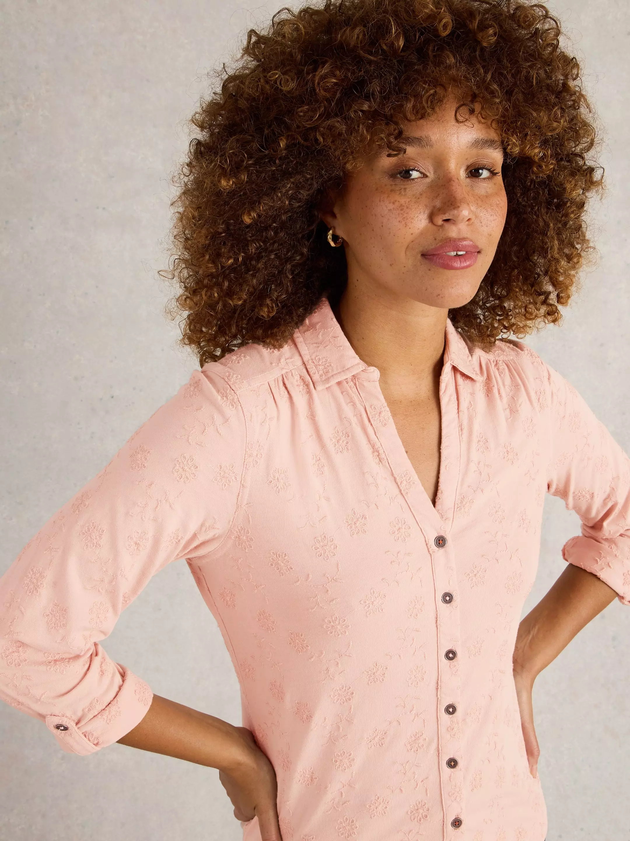 ANNIE BRODERIE JERSEY SHIRT 4 ANNIE BRODERIE JERSEY SHIRT