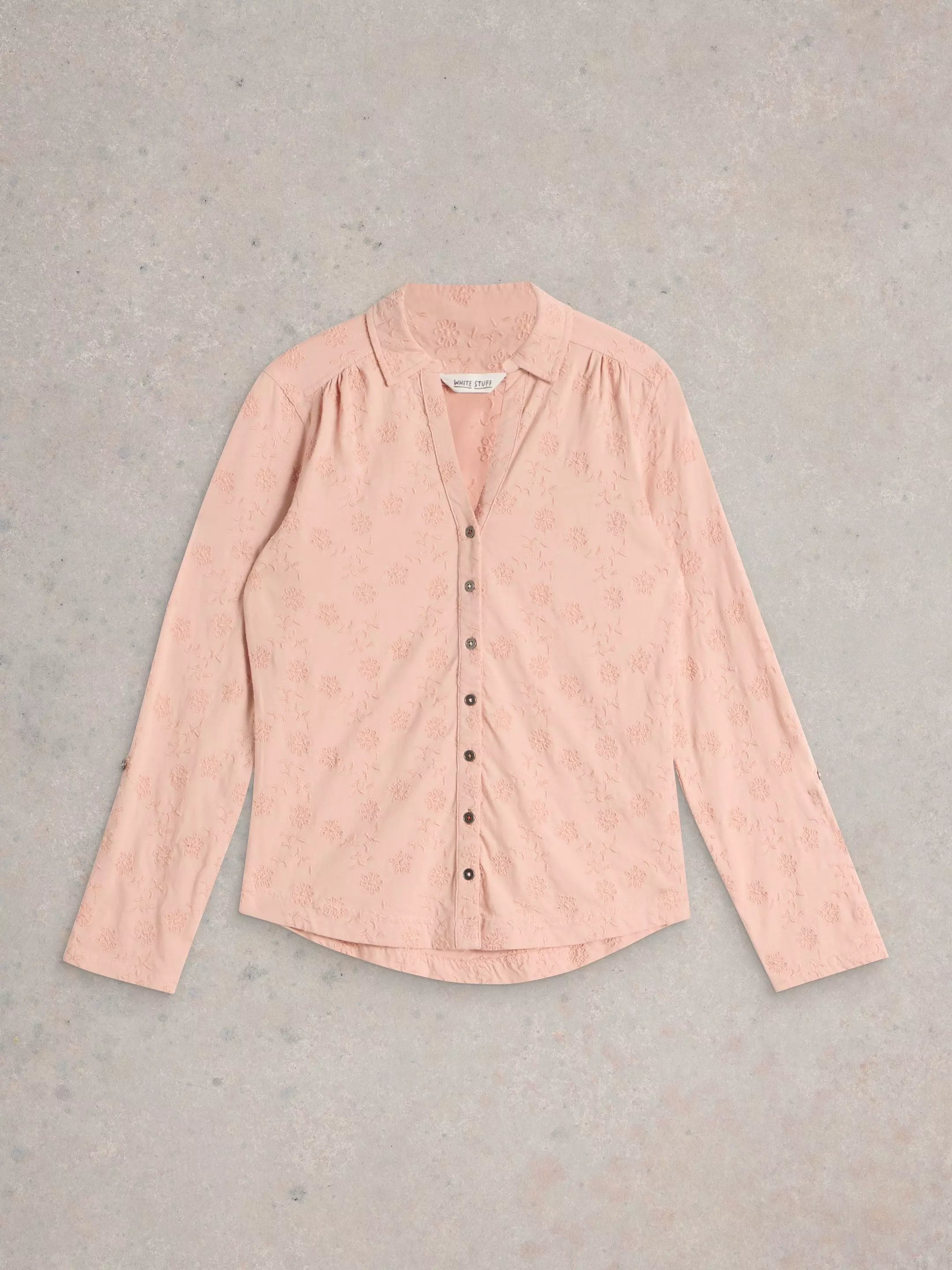 ANNIE BRODERIE JERSEY SHIRT 6 ANNIE BRODERIE JERSEY SHIRT