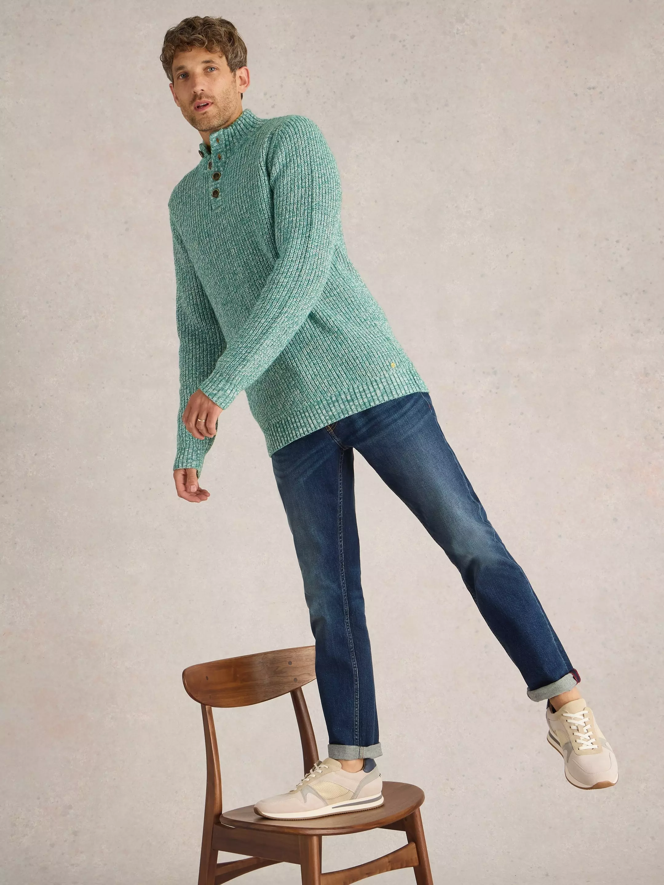 Rye Twisted Button Neck 3 Rye Twisted Button Neck