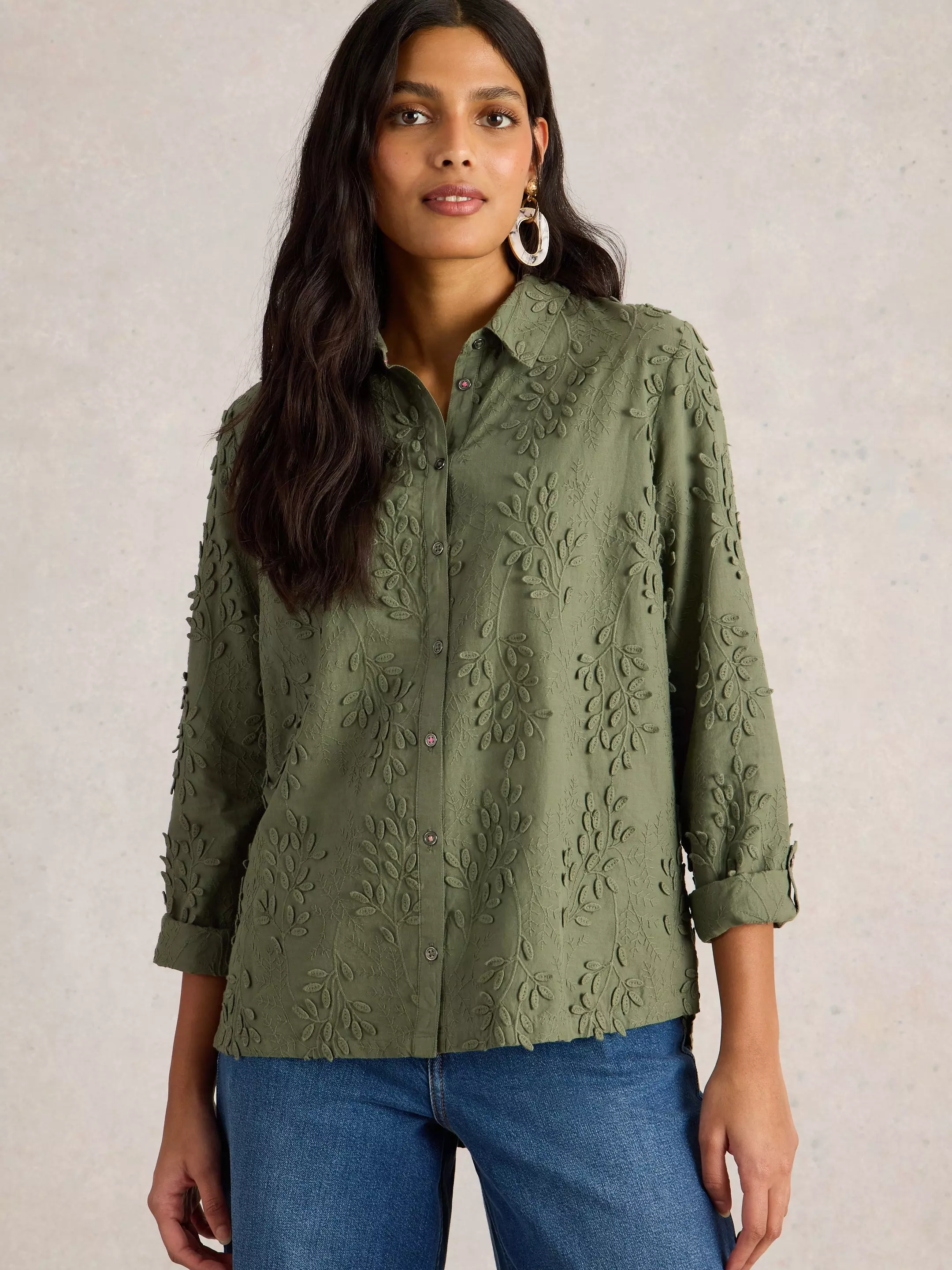 Sophie Embroidered Collared Shirt 4 Sophie Embroidered Collared Shirt