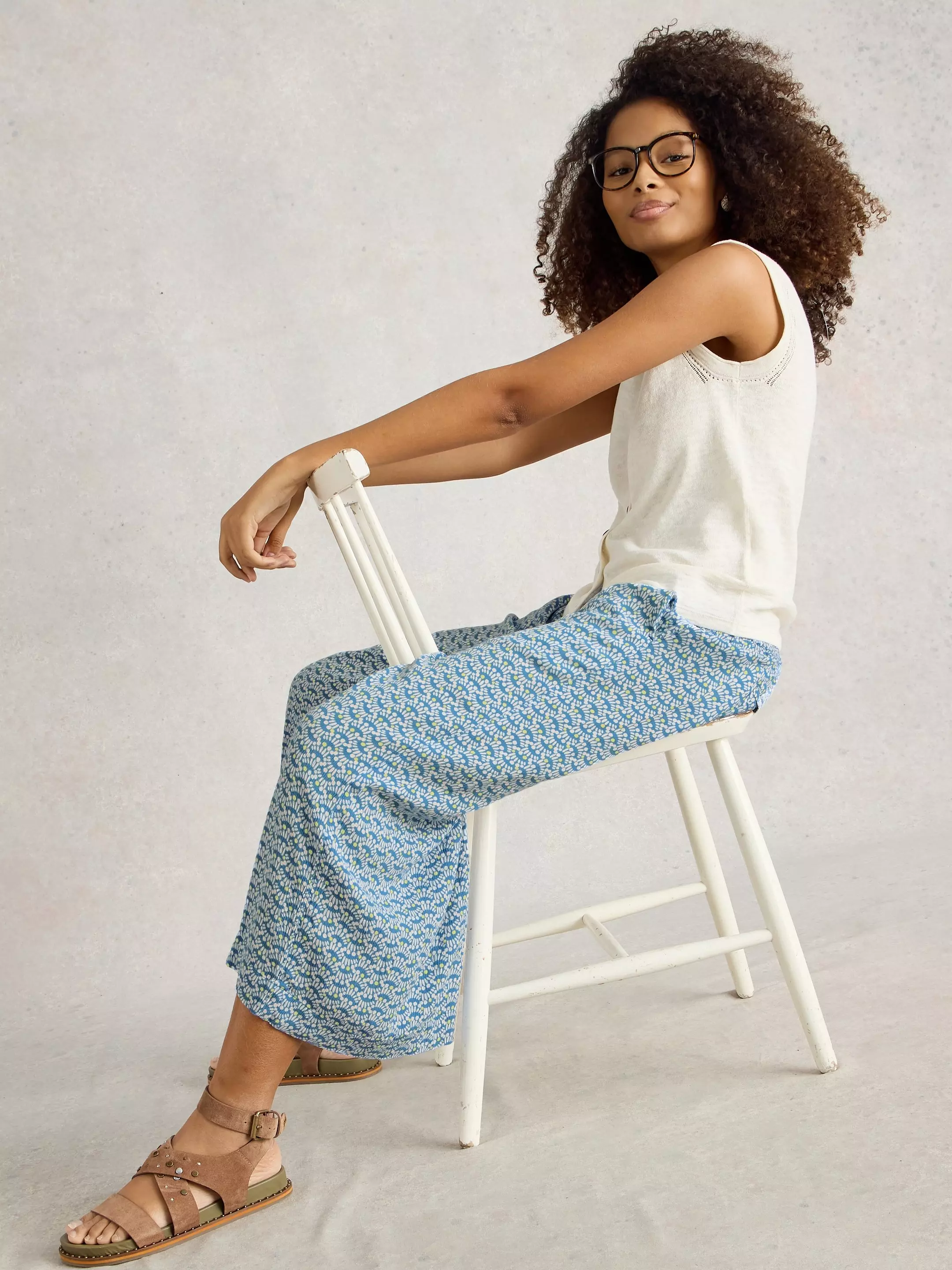 Lisette Crinkle Crop Culotte 3 Lisette Crinkle Crop Culotte