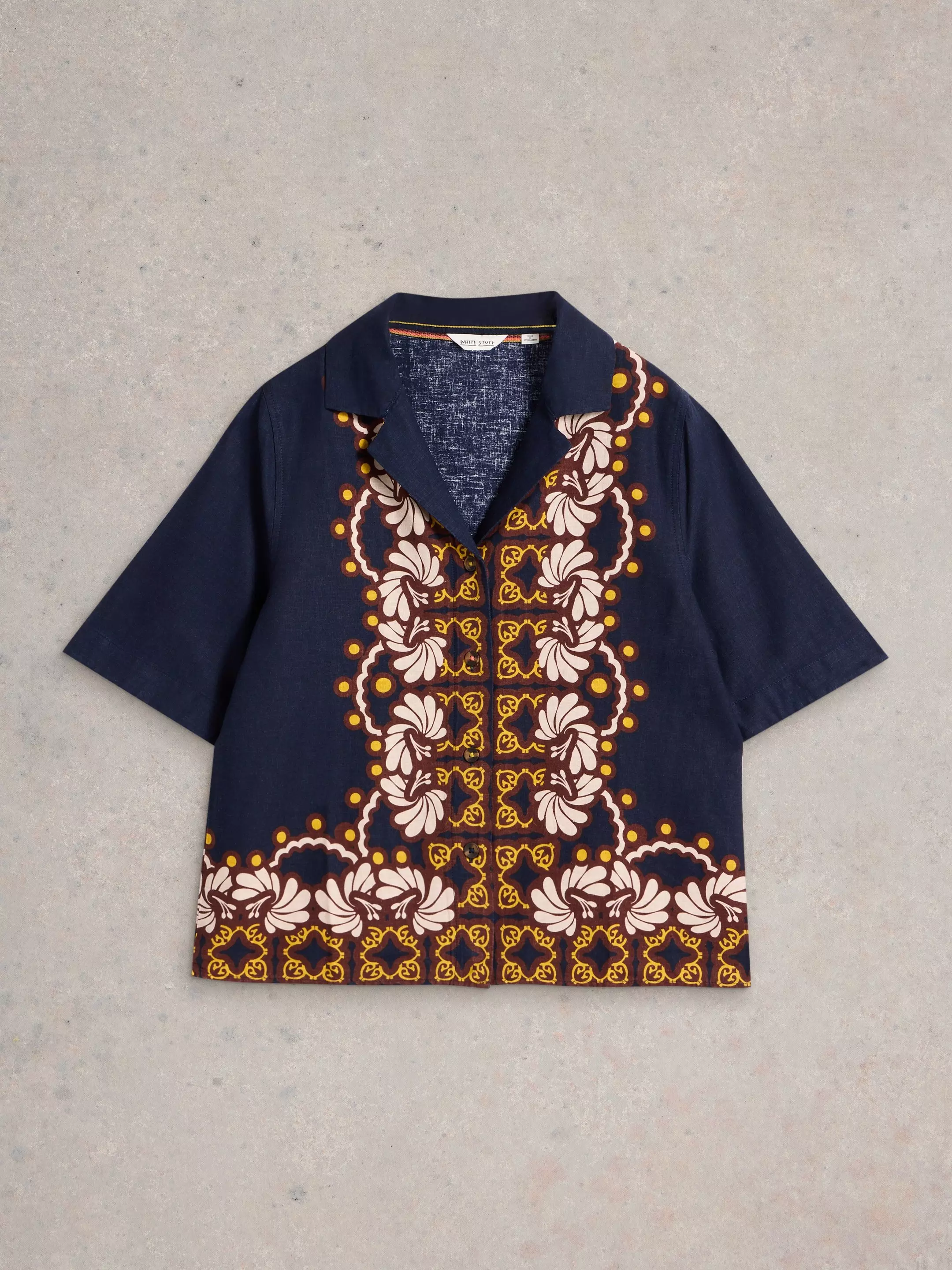 Bella Linen Blend Resort Shirt 6 Bella Linen Blend Resort Shirt