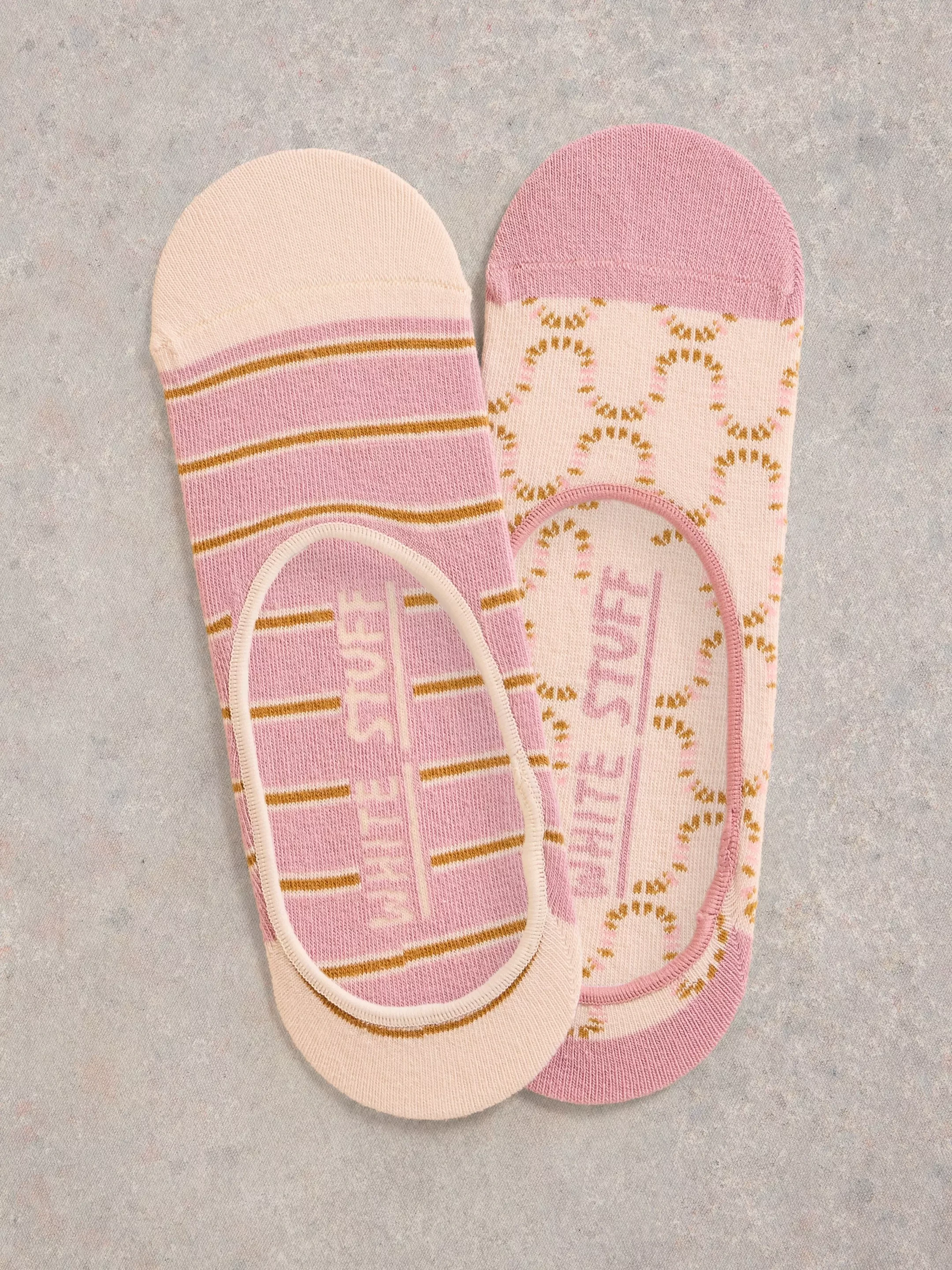 2 Pack Petal No Show Socks