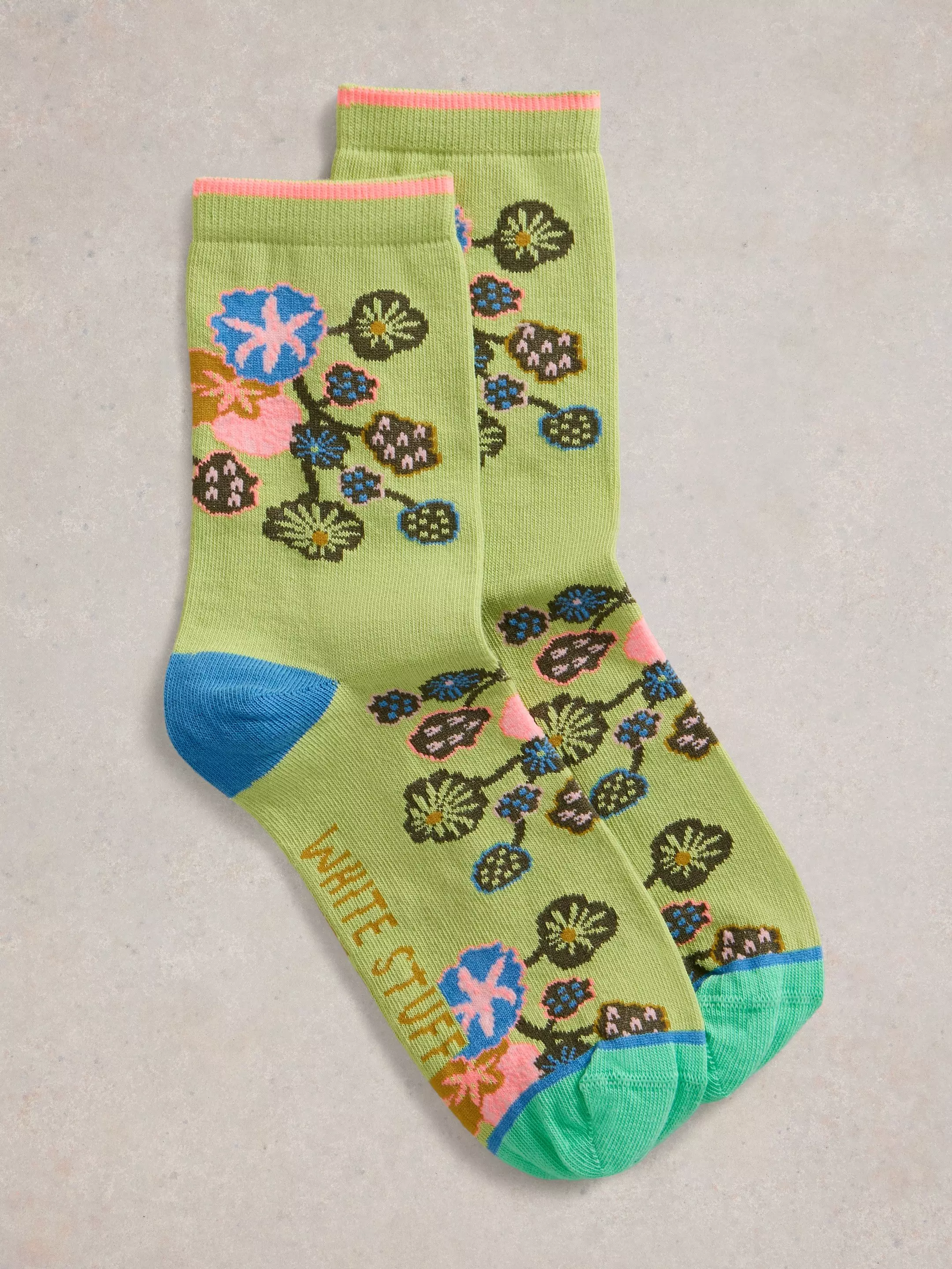 Suki Floral Ankle Sock