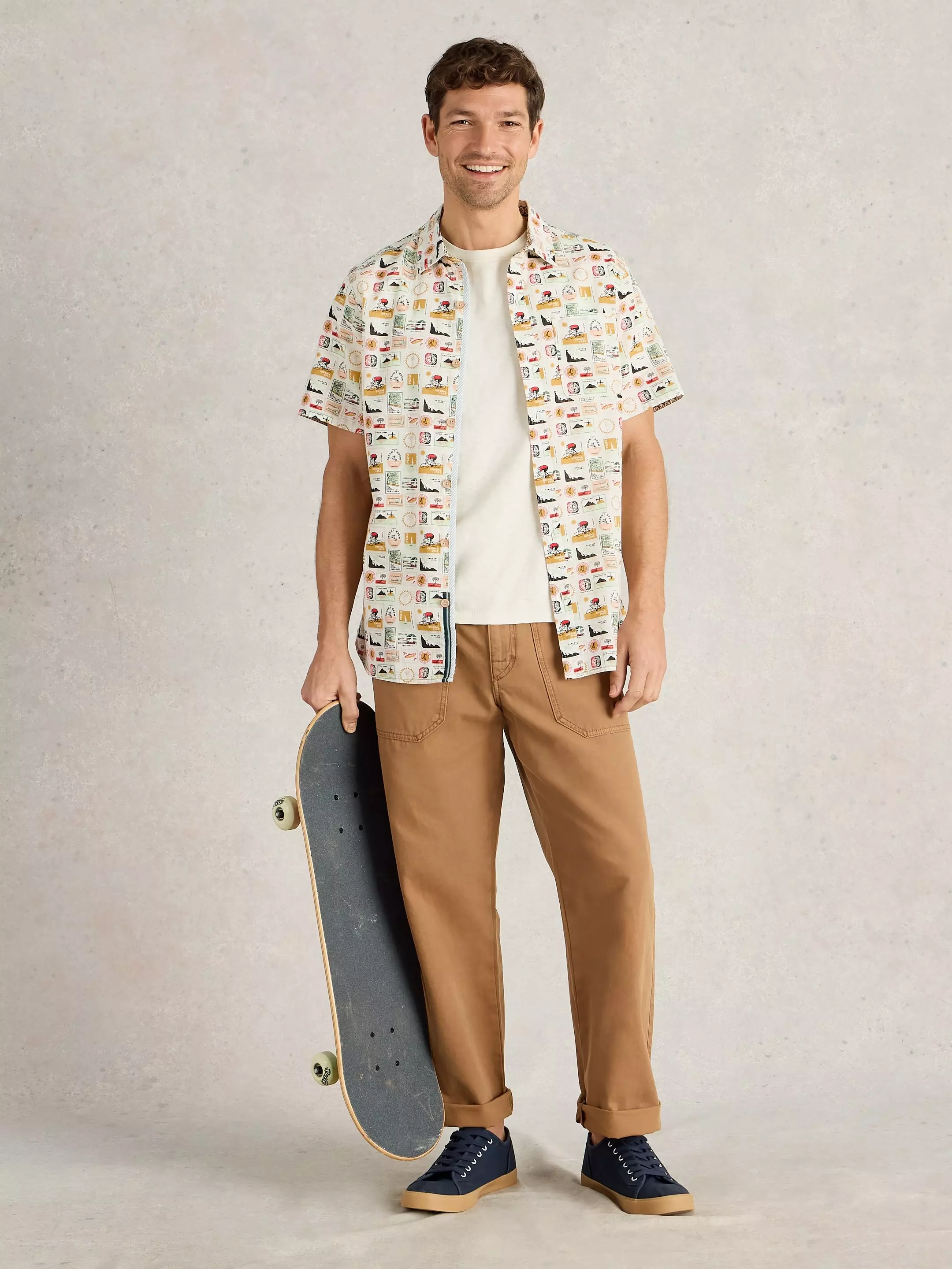 Finsbury Travel Printed Shirt 3 Finsbury Travel Printed Shirt
