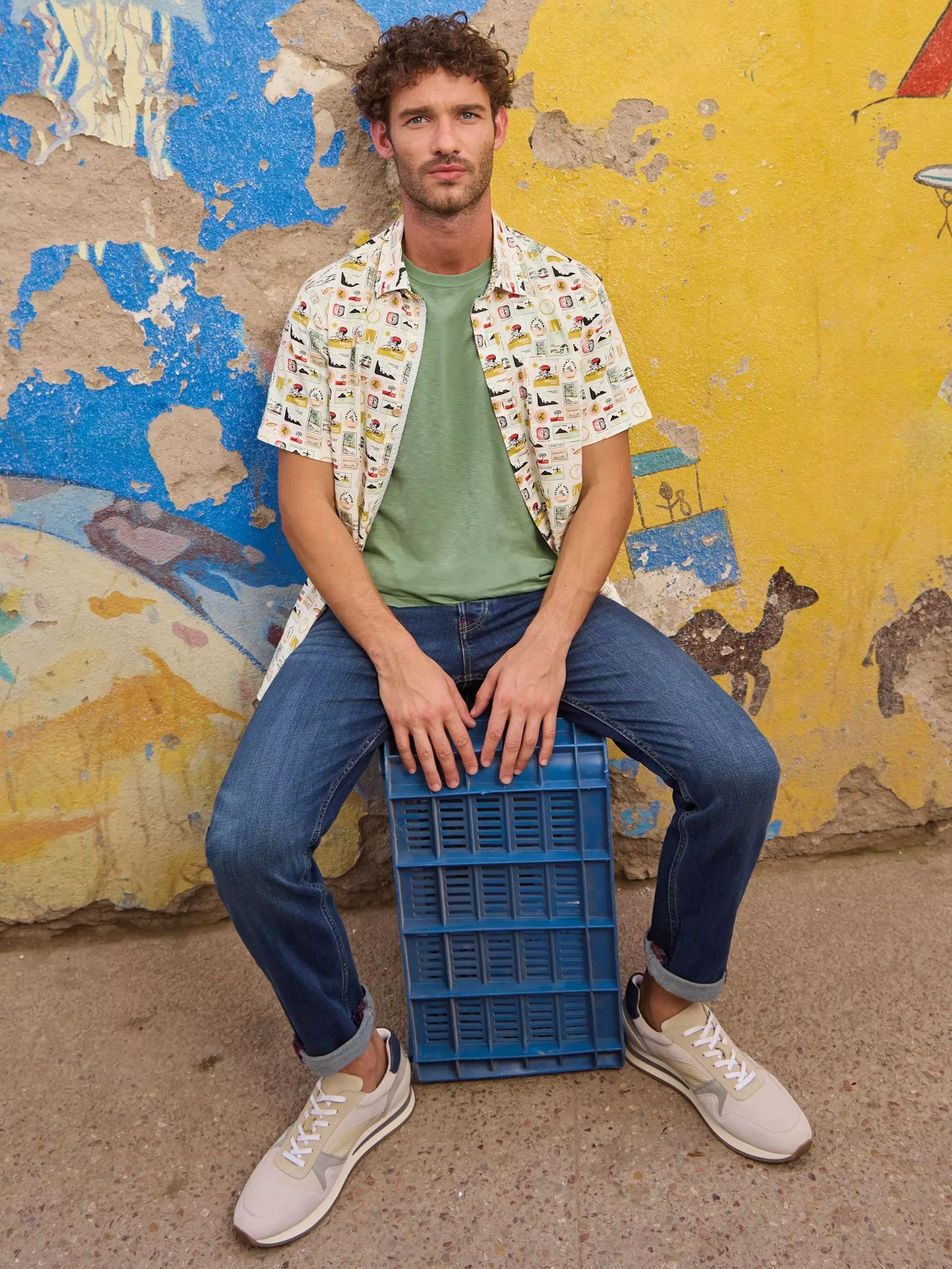 Finsbury Travel Printed Shirt 6 Finsbury Travel Printed Shirt