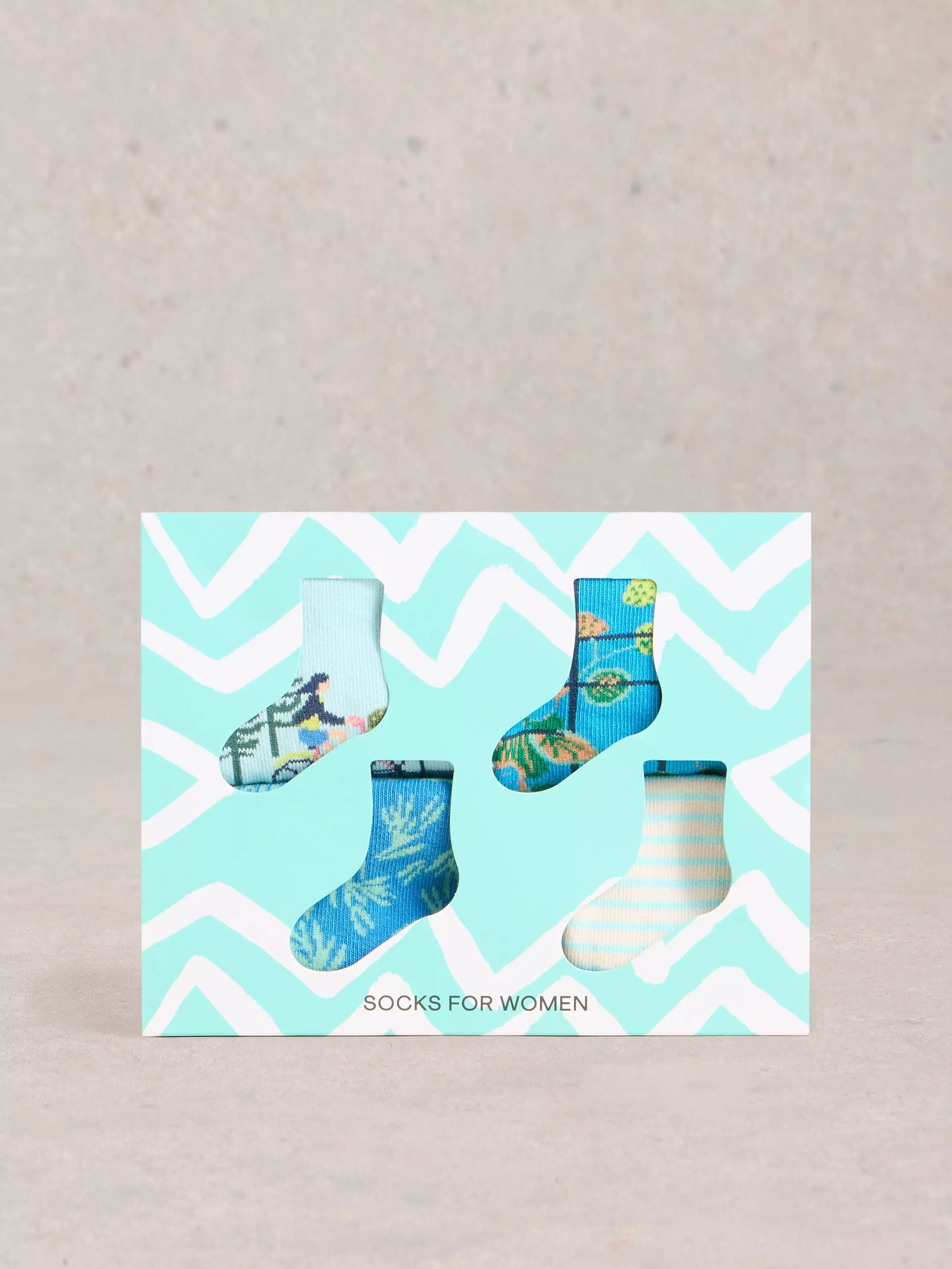 4PK Summer Days Ankle Socks