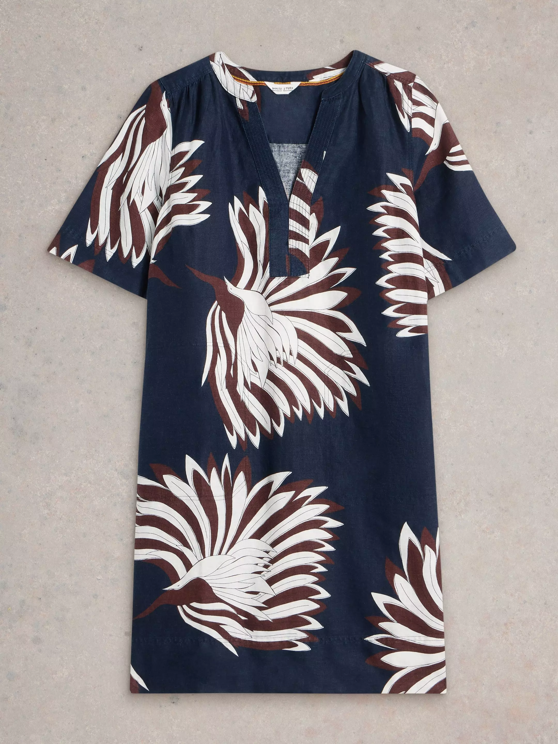 June Short Sleeve Linen Dress 7 June Short Sleeve Linen Dress