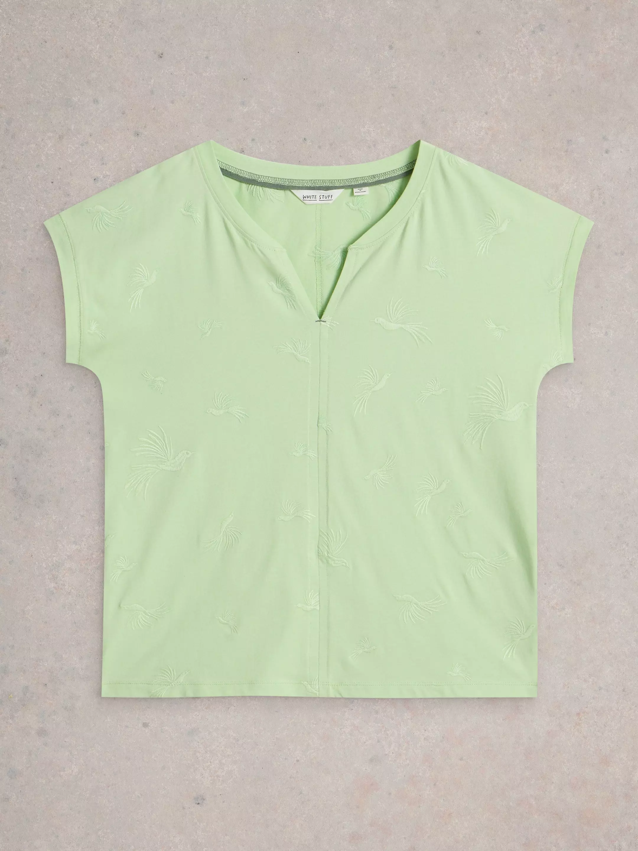 NELLY EMBROIDERED SHORT SLEEVE TEE 6 NELLY EMBROIDERED SHORT SLEEVE TEE
