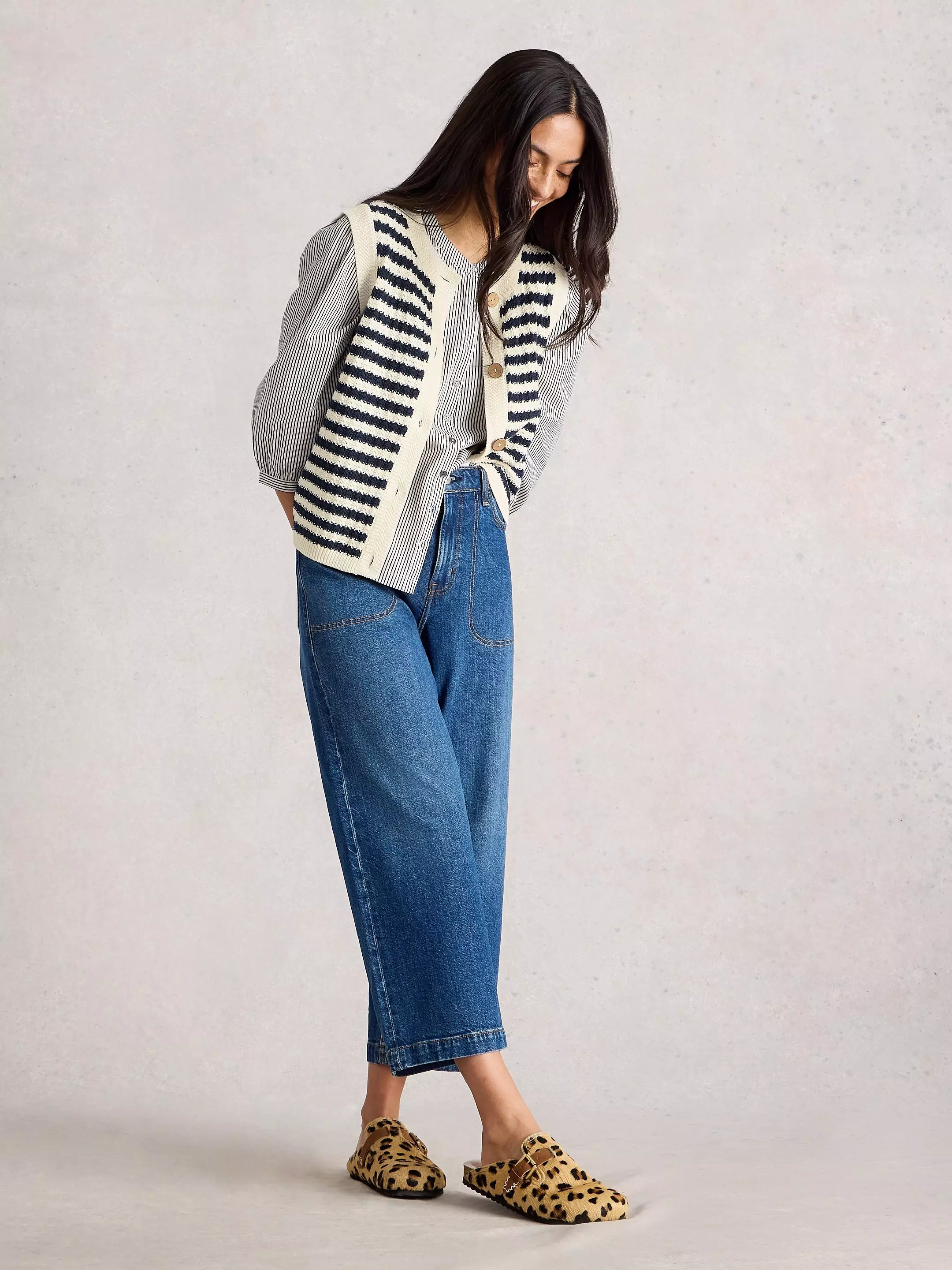 SIENNA STRIPE BUTTON TANK 3 SIENNA STRIPE BUTTON TANK