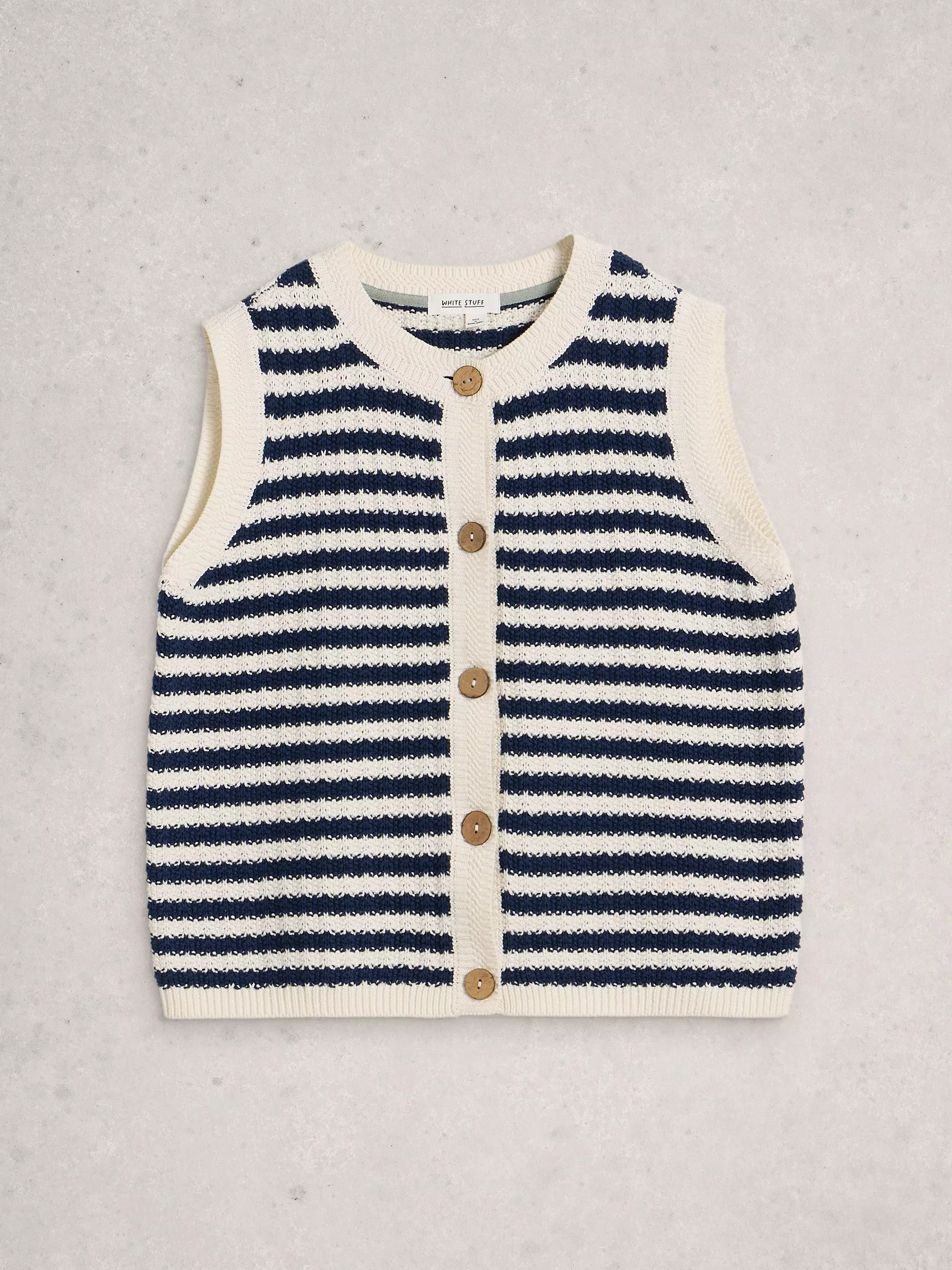 SIENNA STRIPE BUTTON TANK 6 SIENNA STRIPE BUTTON TANK