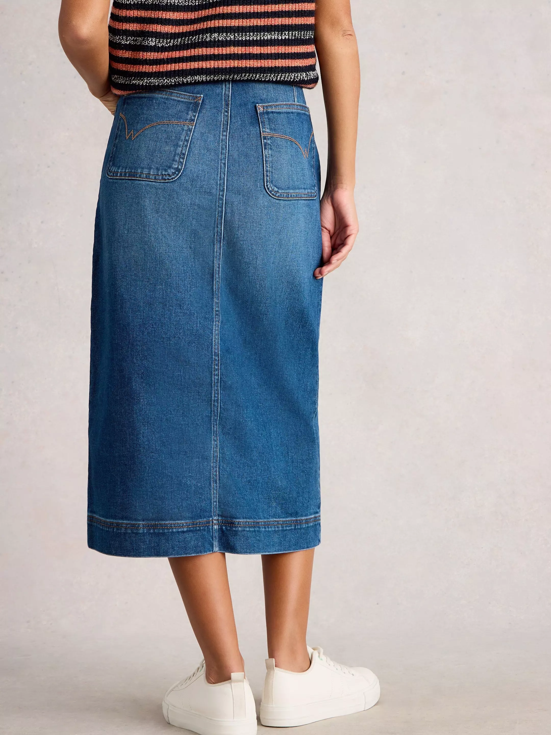 Tia Denim Midi Skirt 5 Tia Denim Midi Skirt