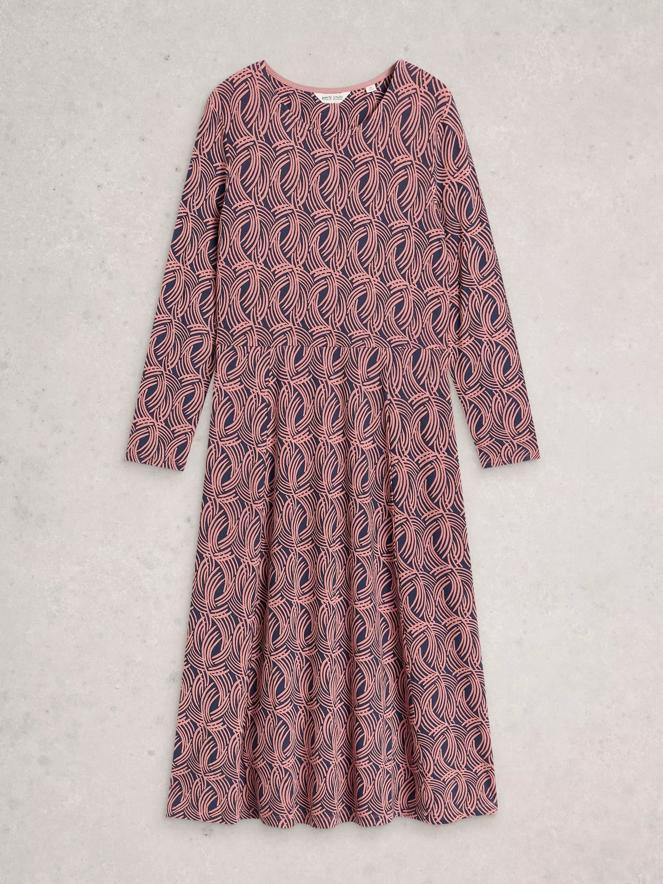 Madeline Jersey Crew Neck Dress 6 Madeline Jersey Crew Neck Dress