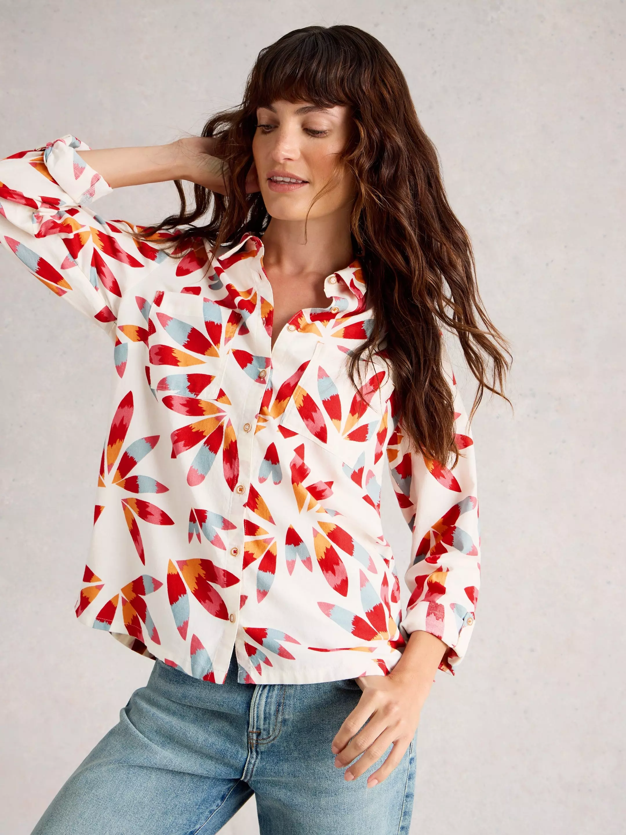 Sophie Long Sleeve Organic Cotton Shirt 4 Sophie Long Sleeve Organic Cotton Shirt