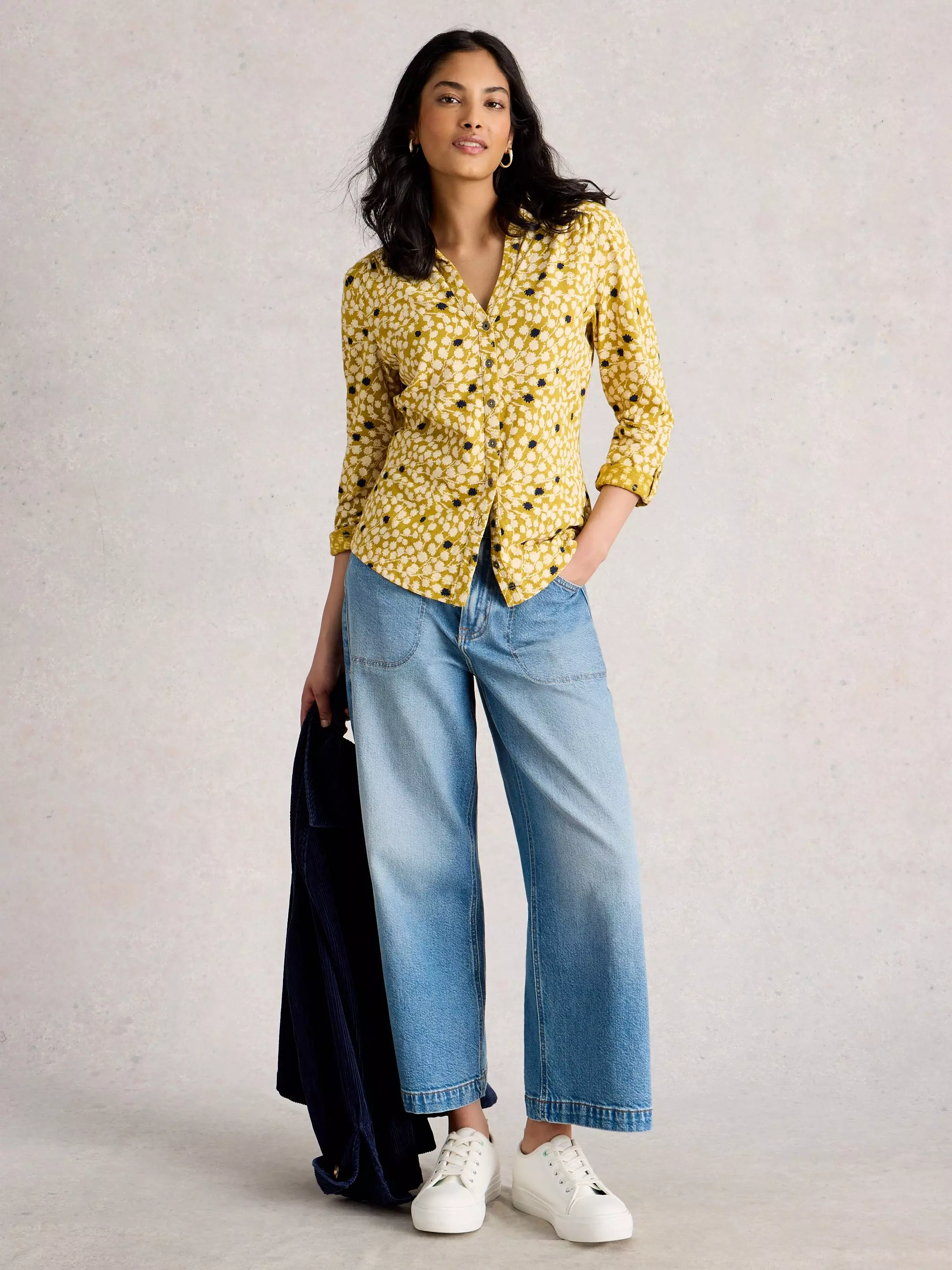 ANNIE JERSEY MID LENGTH SHIRT 3 ANNIE JERSEY MID LENGTH SHIRT
