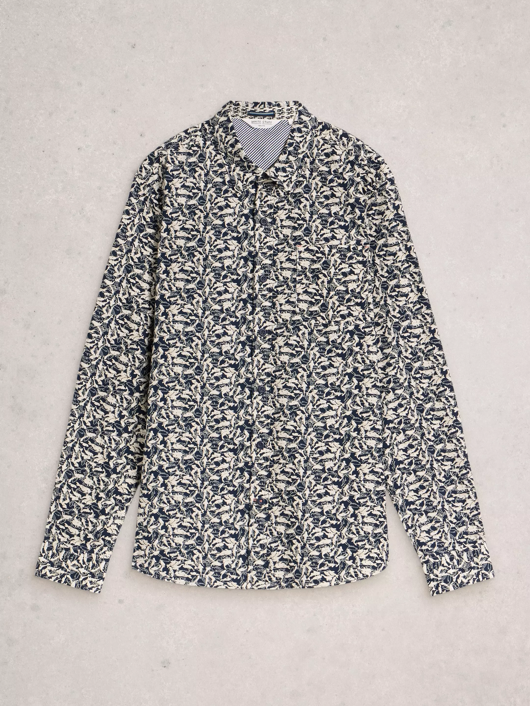 Salcombe Fish Print Shirt 6 Salcombe Fish Print Shirt