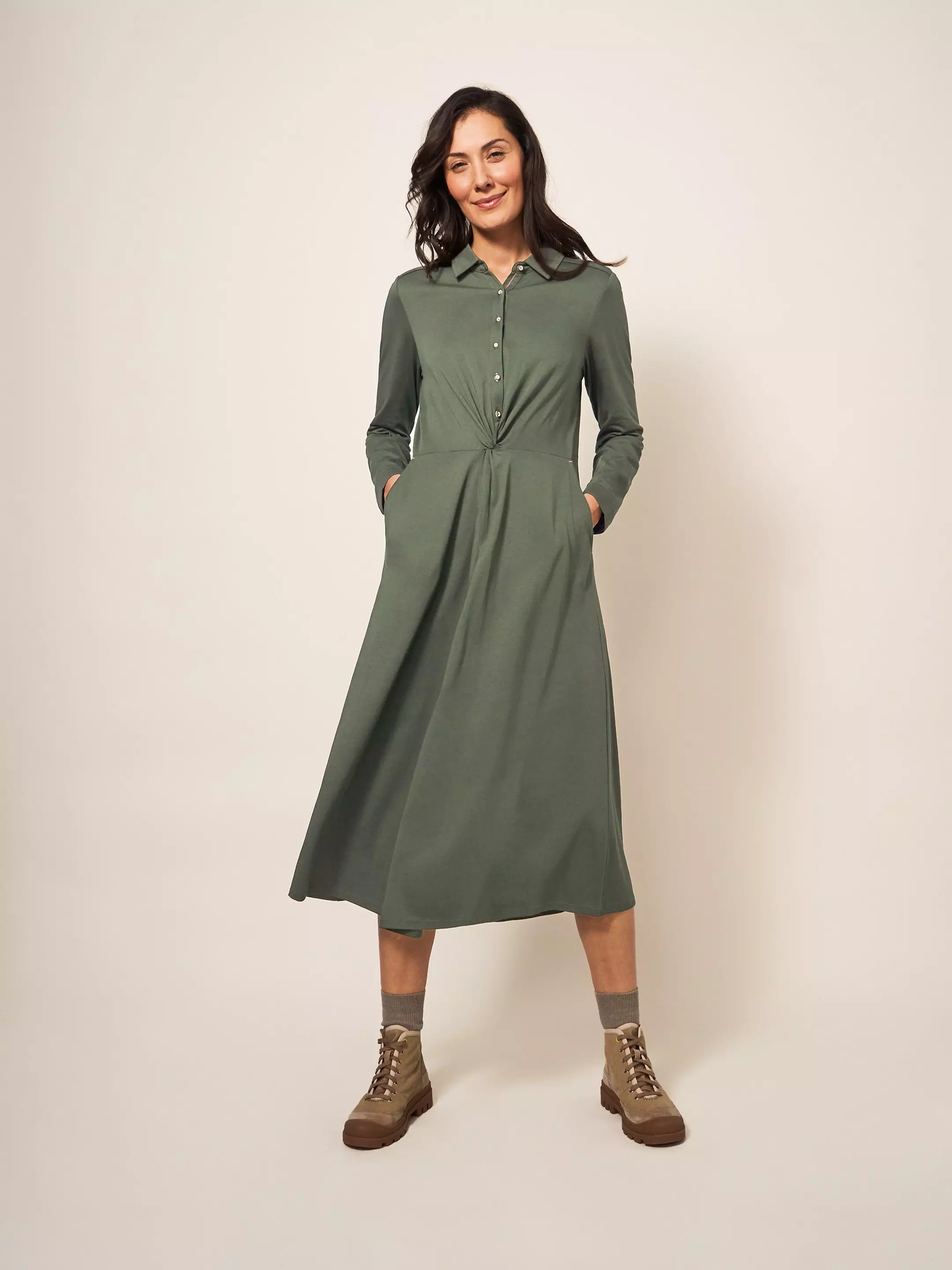 Jane Jersey Shirt Dress 3 Jane Jersey Shirt Dress