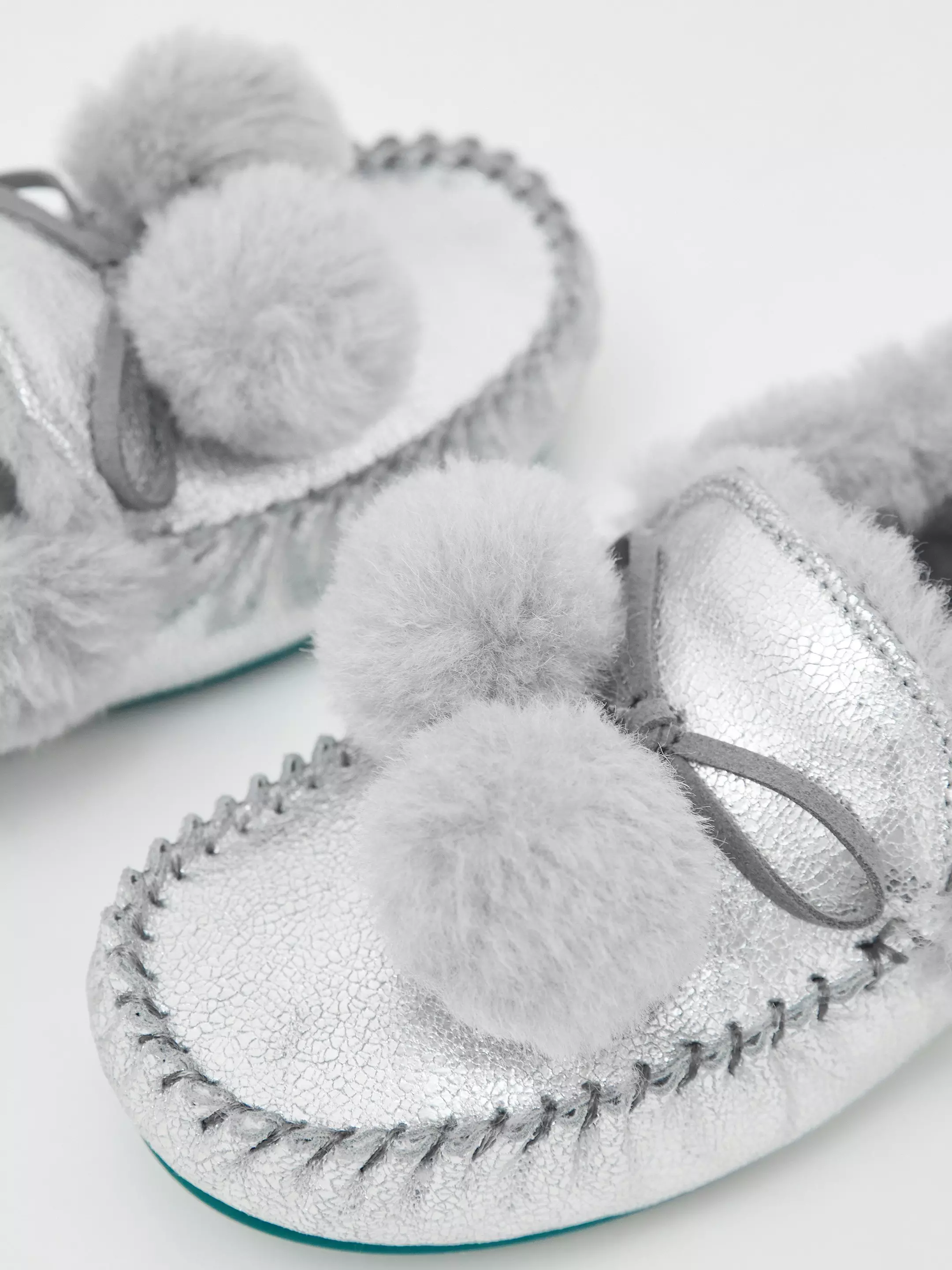 Suede and Shearling Moccasin 5 Suede and Shearling Moccasin