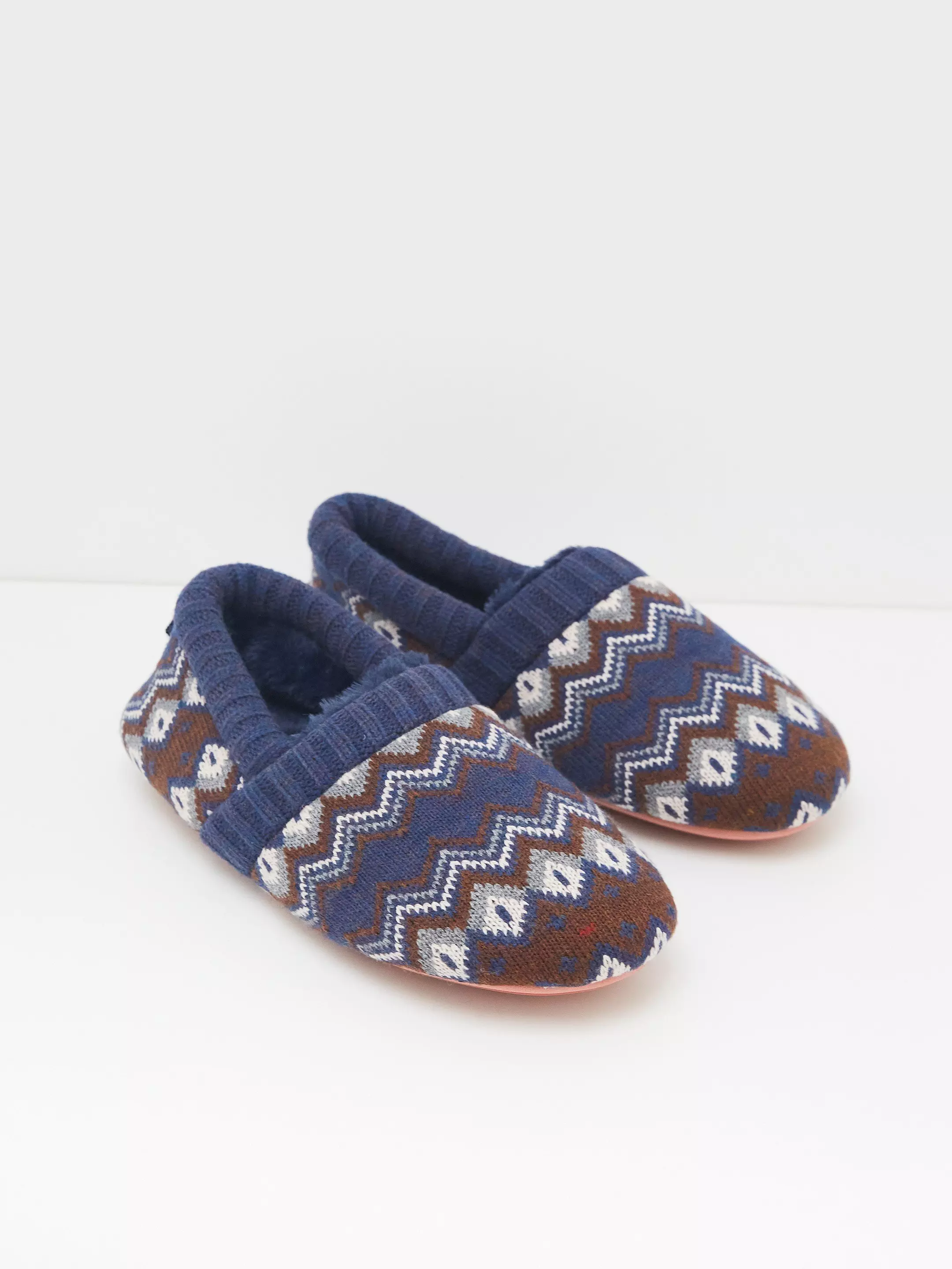 Fairisle Closed Back Slipper 3 Fairisle Closed Back Slipper