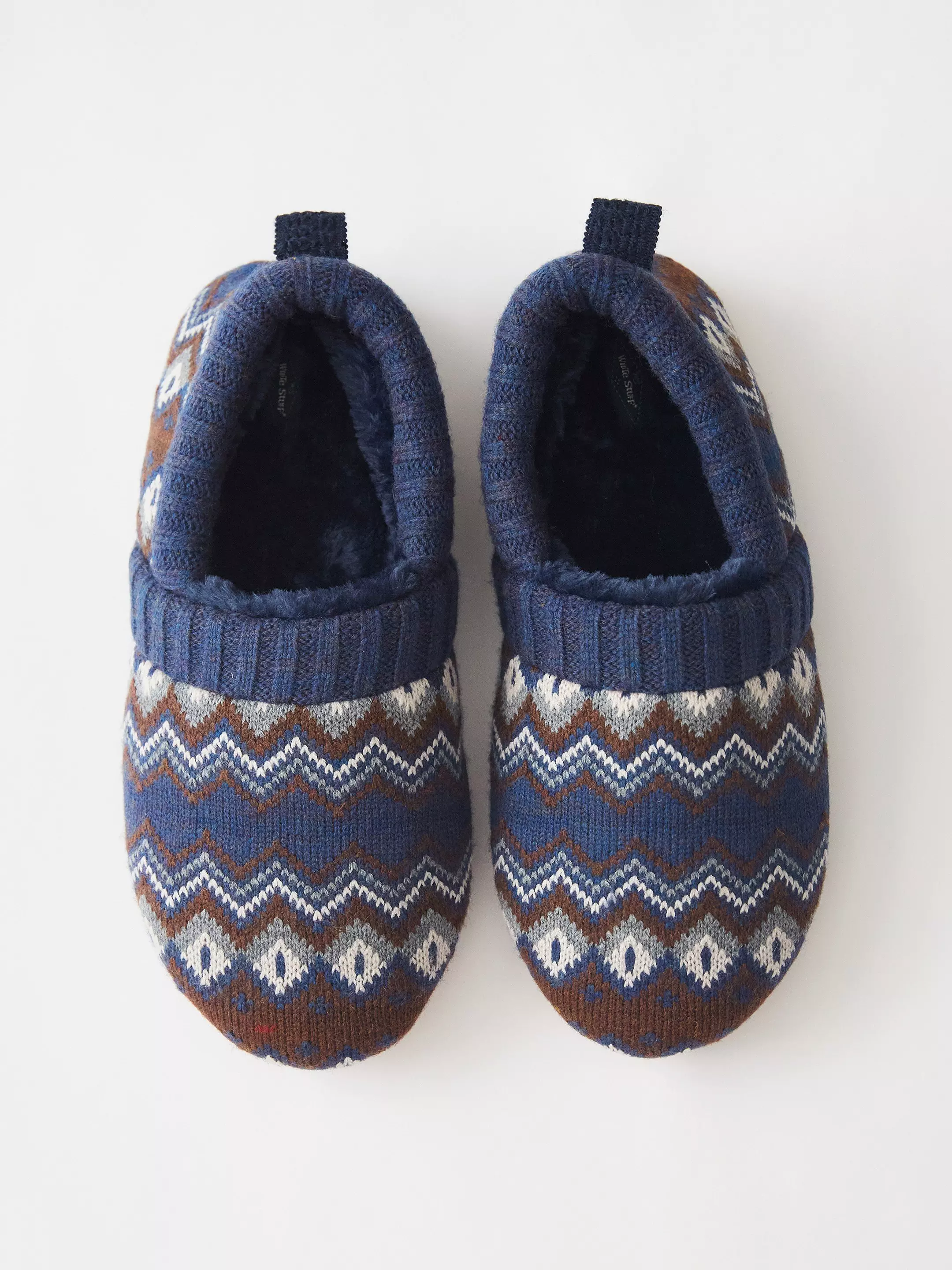 Fairisle Closed Back Slipper 4 Fairisle Closed Back Slipper