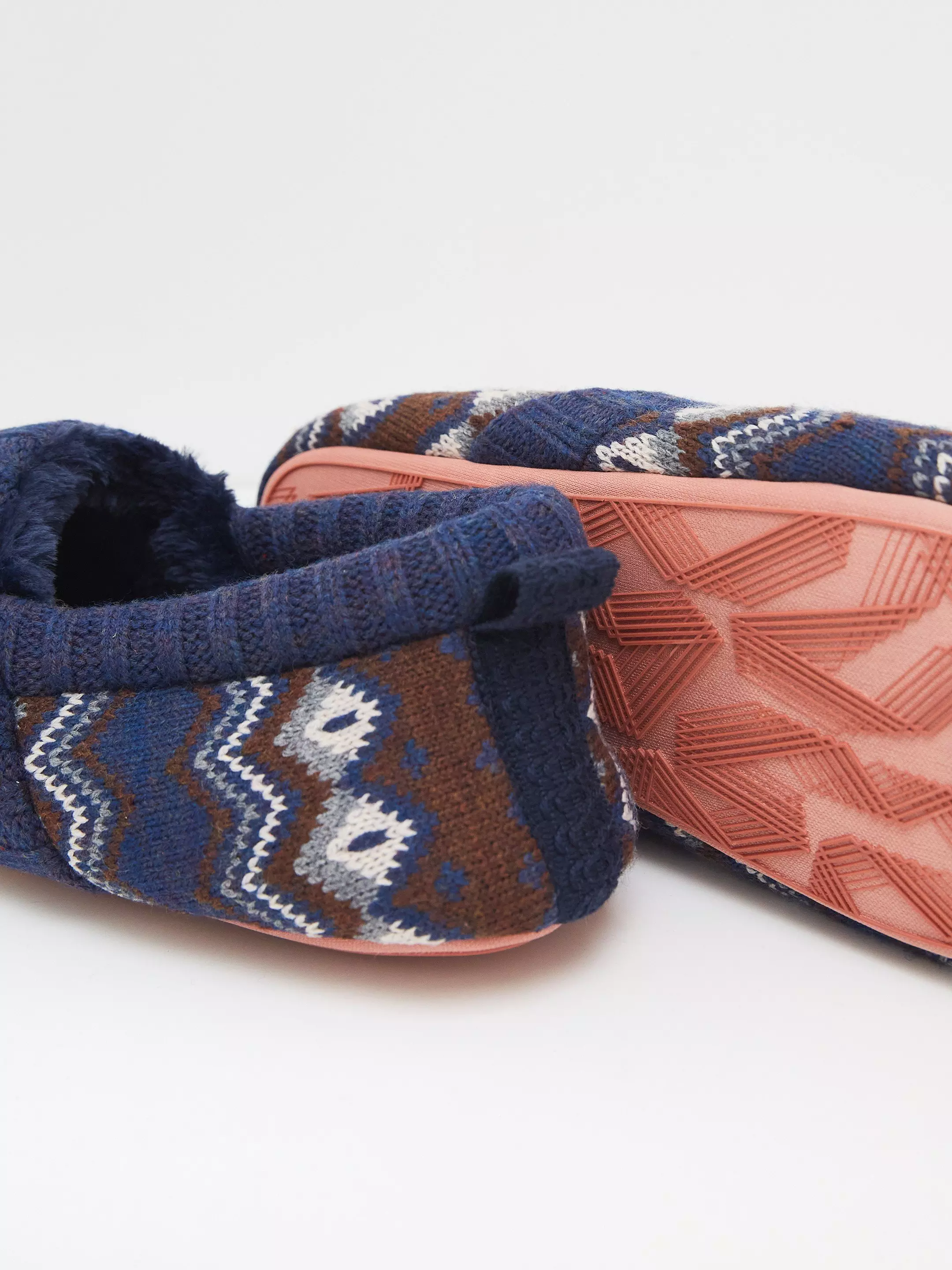 Fairisle Closed Back Slipper 5 Fairisle Closed Back Slipper