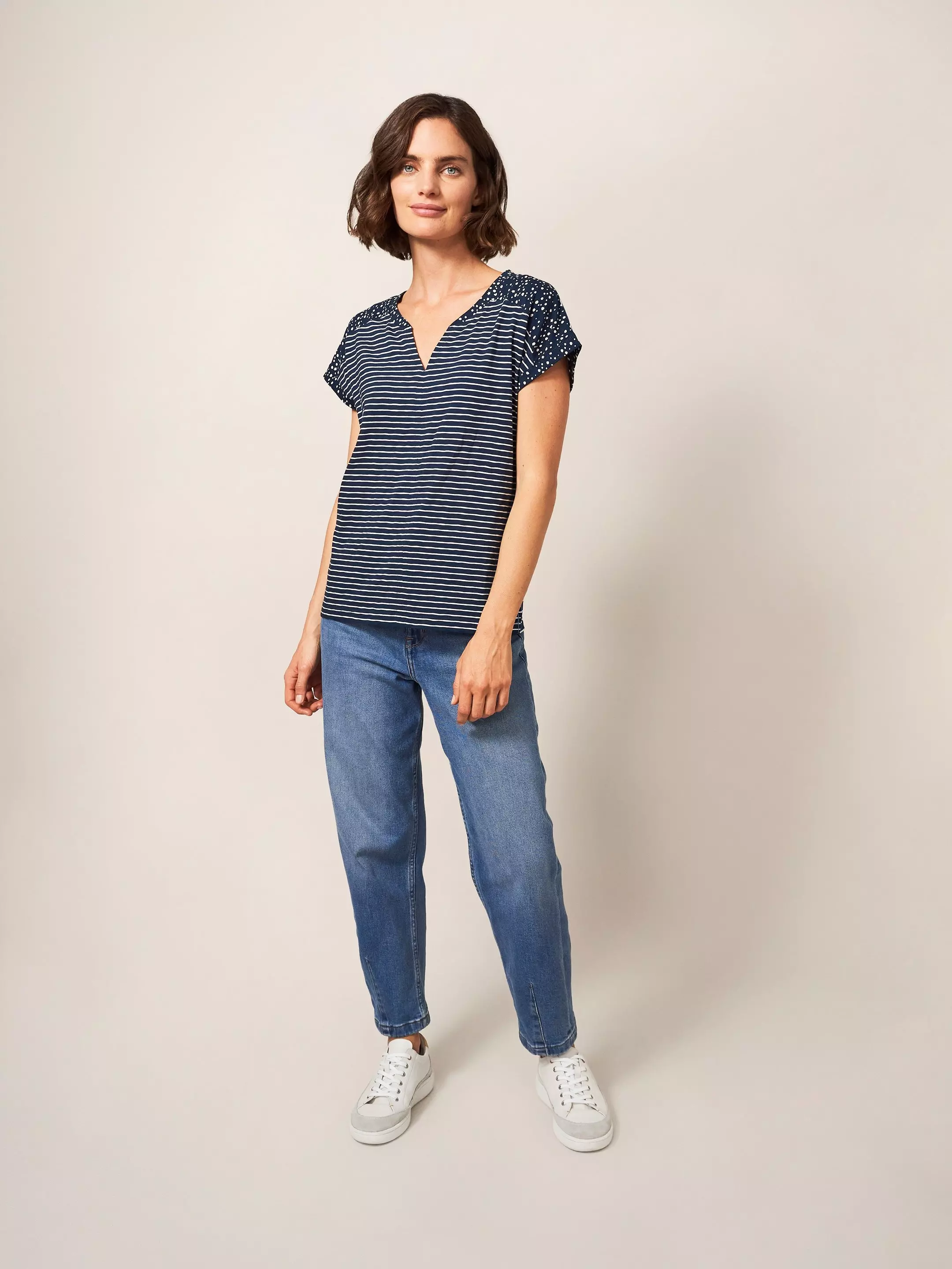 Nelly Notch Neck Tee 3 Nelly Notch Neck Tee