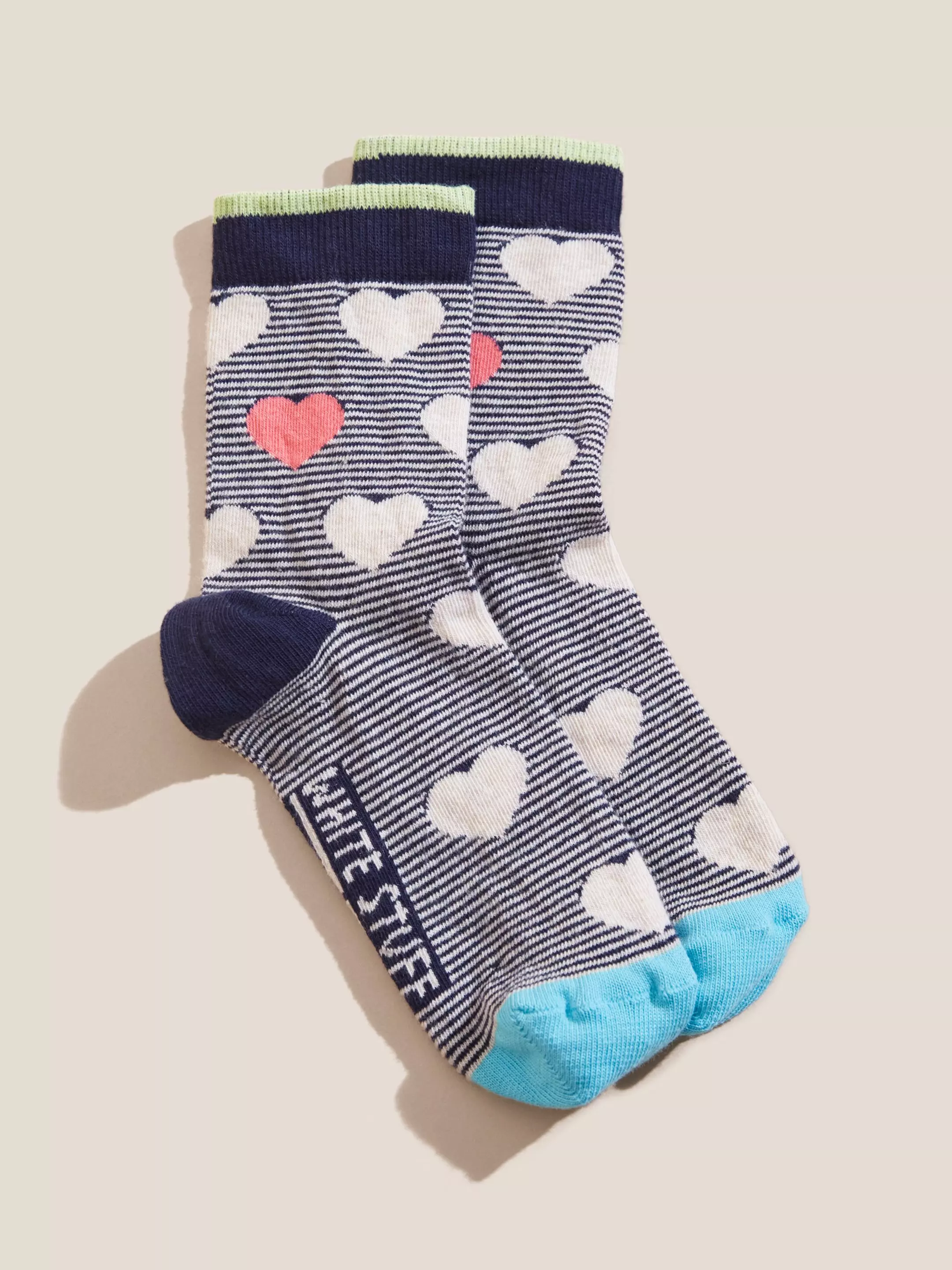 Heart Stripe Socks