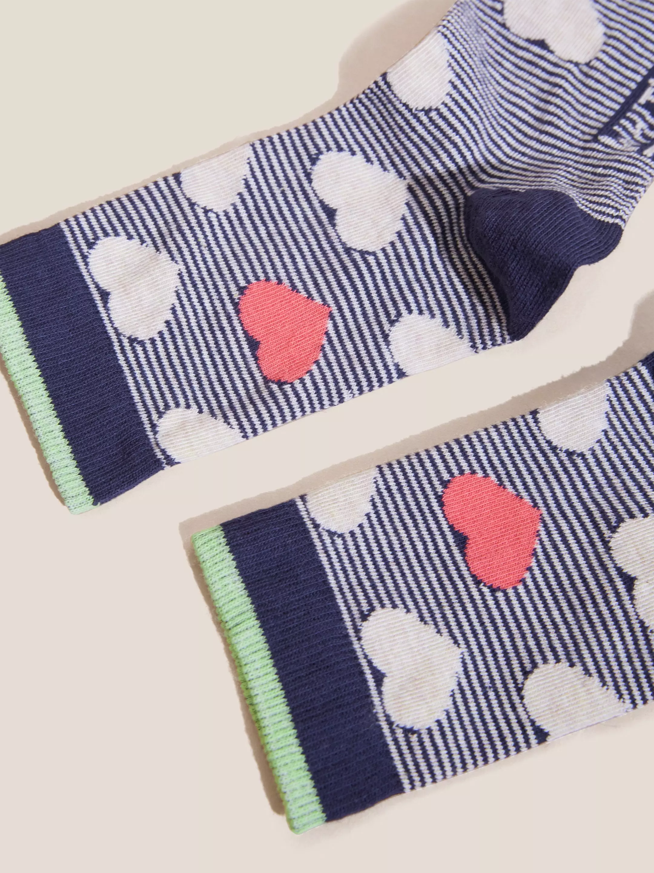 Heart Stripe Socks 4 Heart Stripe Socks