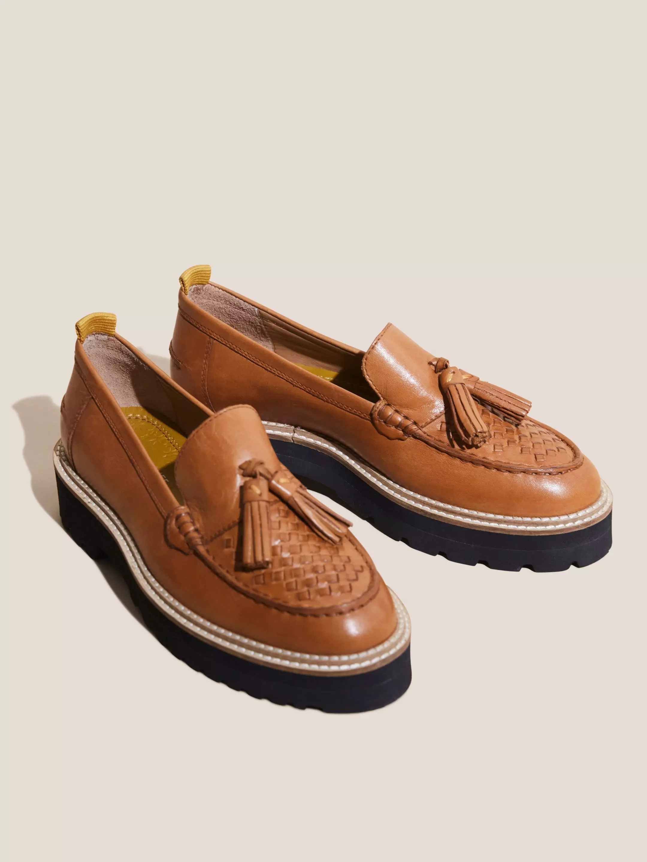 Chunky Leather Woven Loafer 3 Chunky Leather Woven Loafer