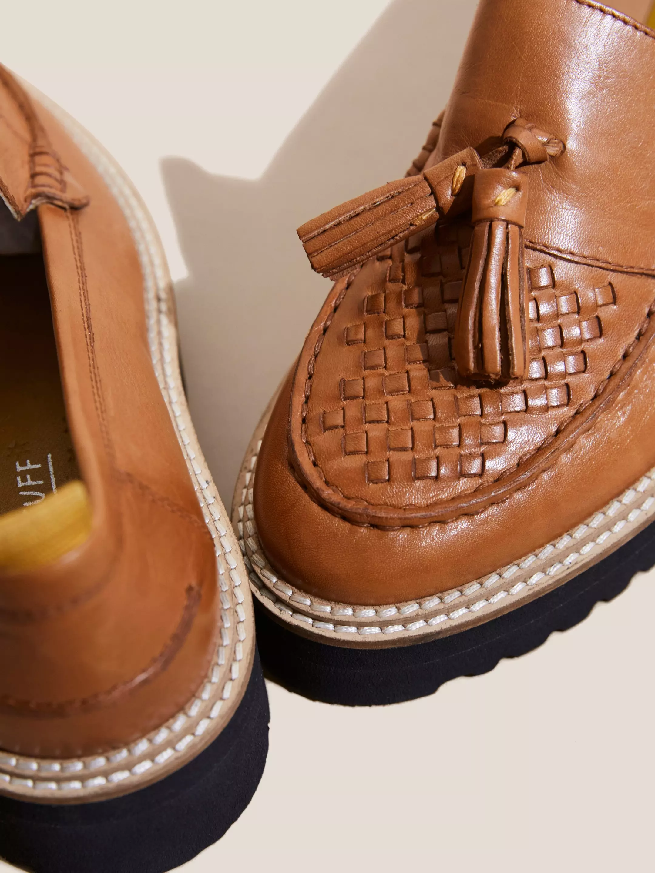 Chunky Leather Woven Loafer 4 Chunky Leather Woven Loafer