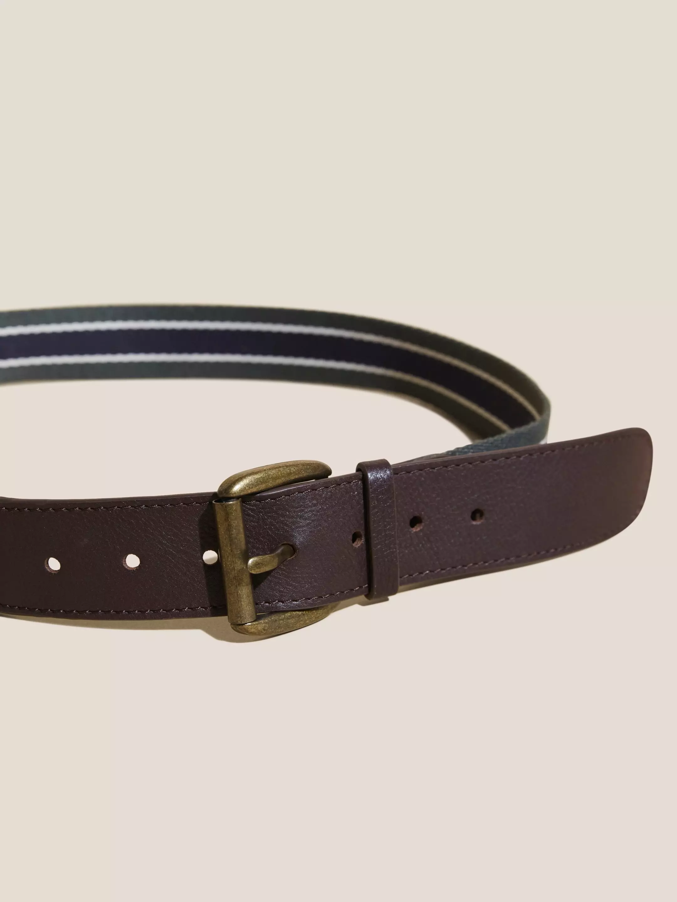 Striped Webbed Belt 3 Striped Webbed Belt