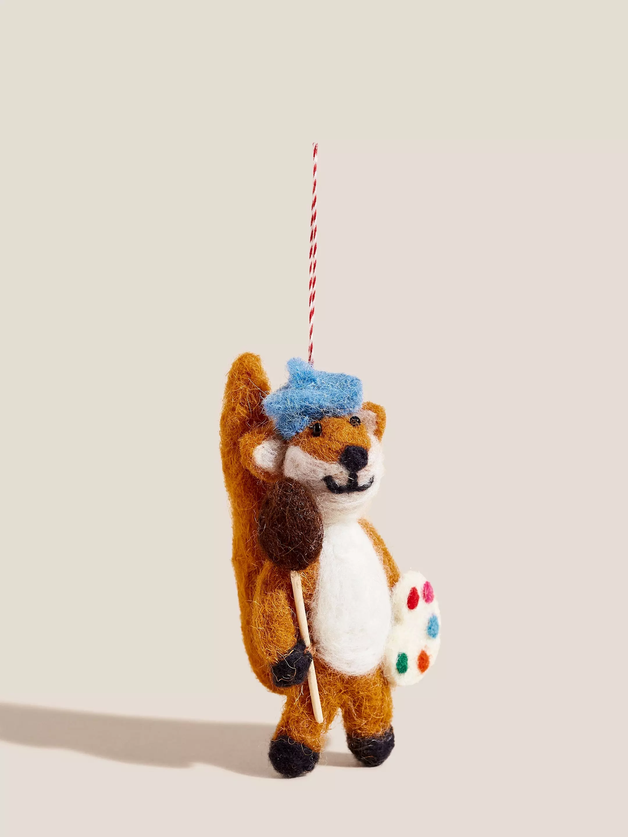 Artist Squirrel Decoration