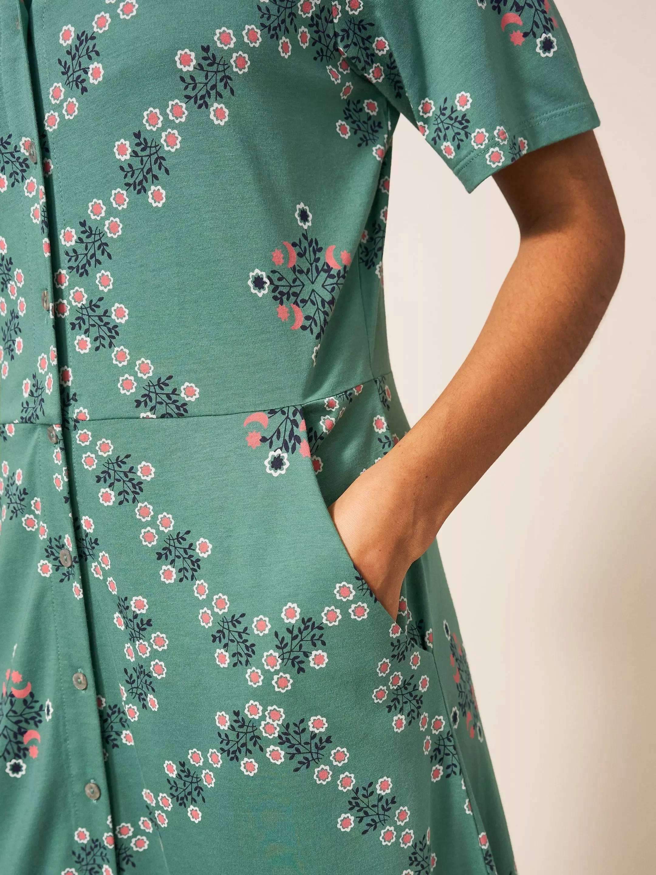 Rua Jersey Short Sleeve Shirt Dress 4 Rua Jersey Short Sleeve Shirt Dress
