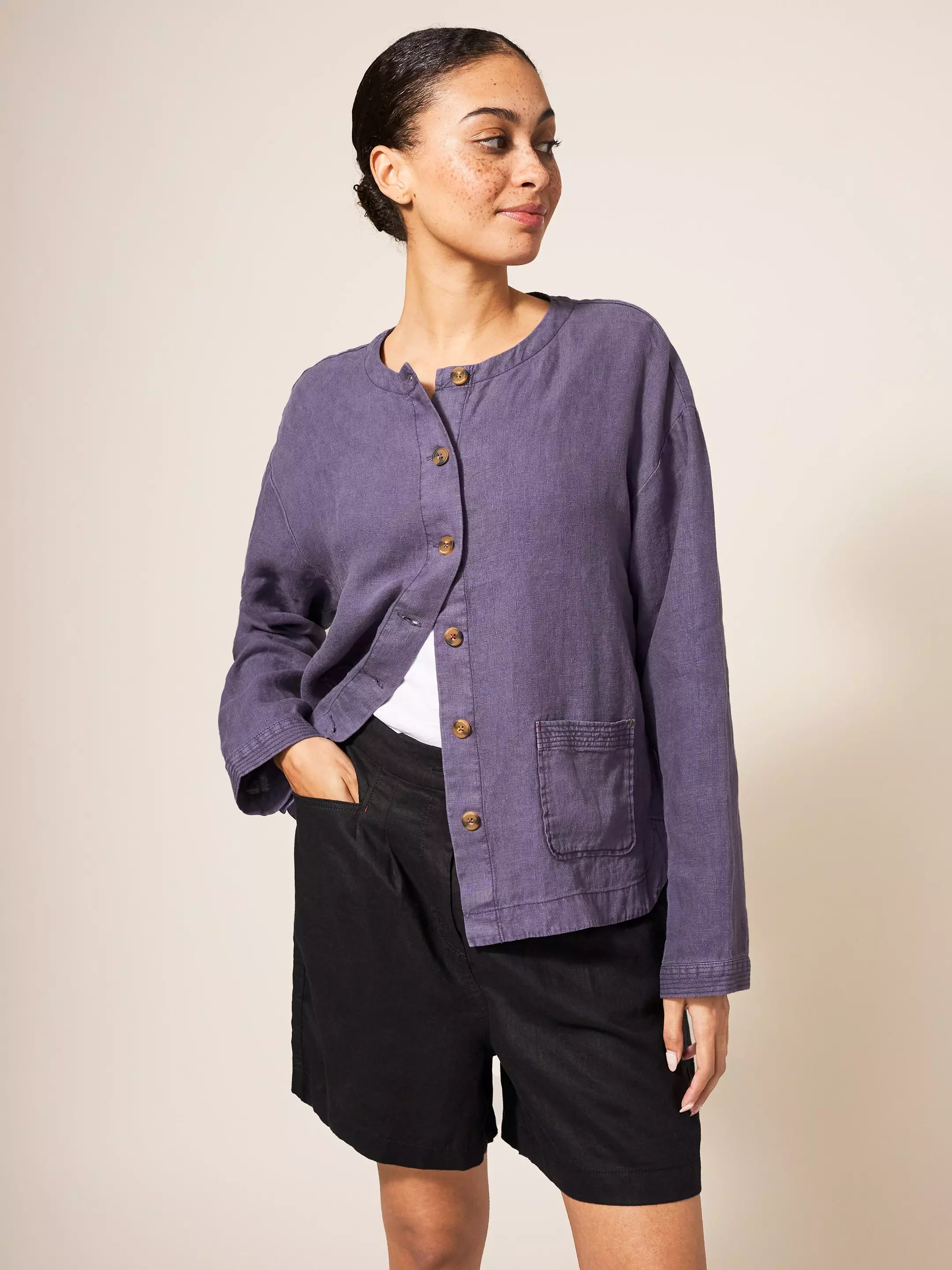 Tabby Linen Jacket