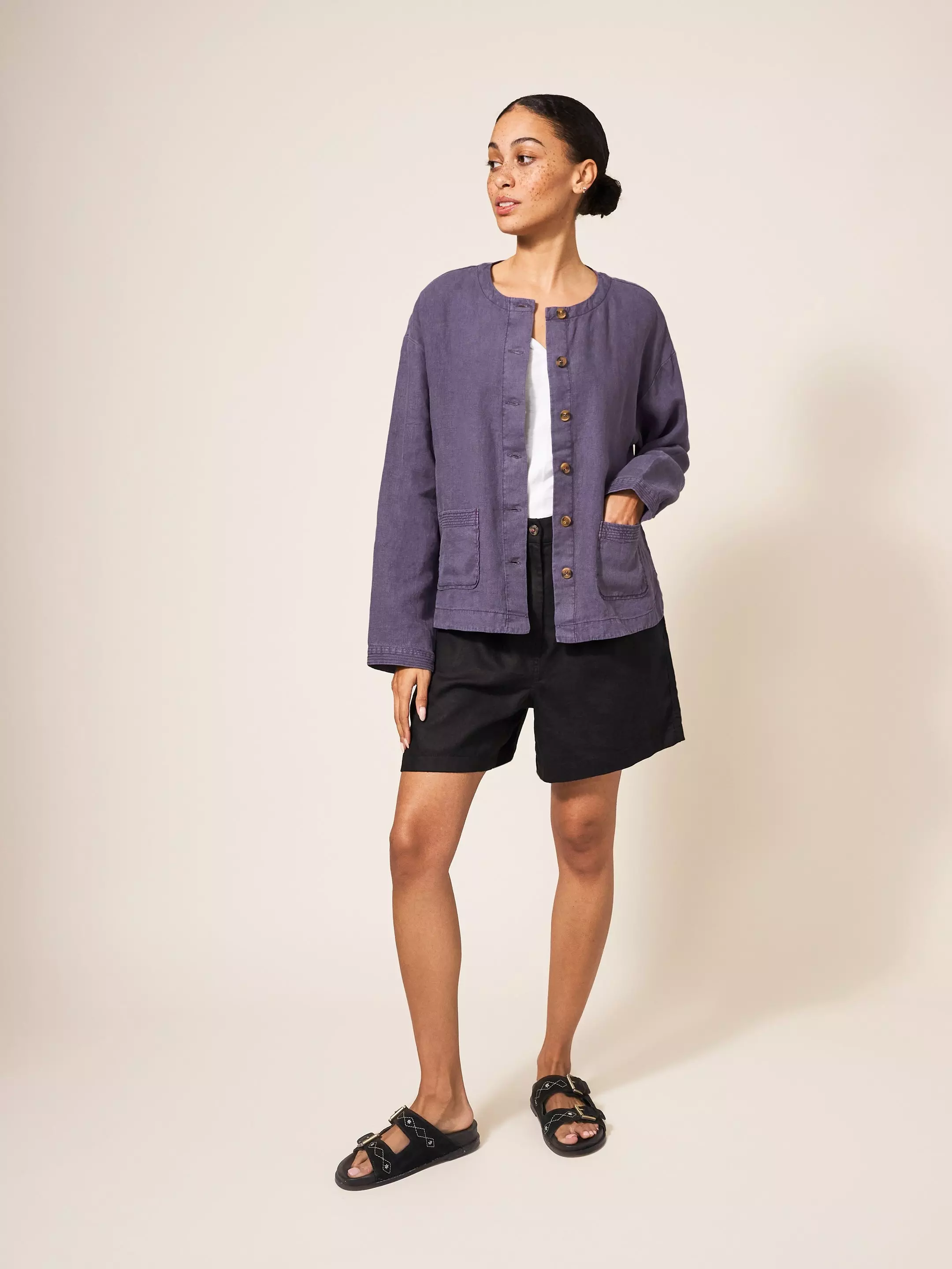 Tabby Linen Jacket 3 Tabby Linen Jacket