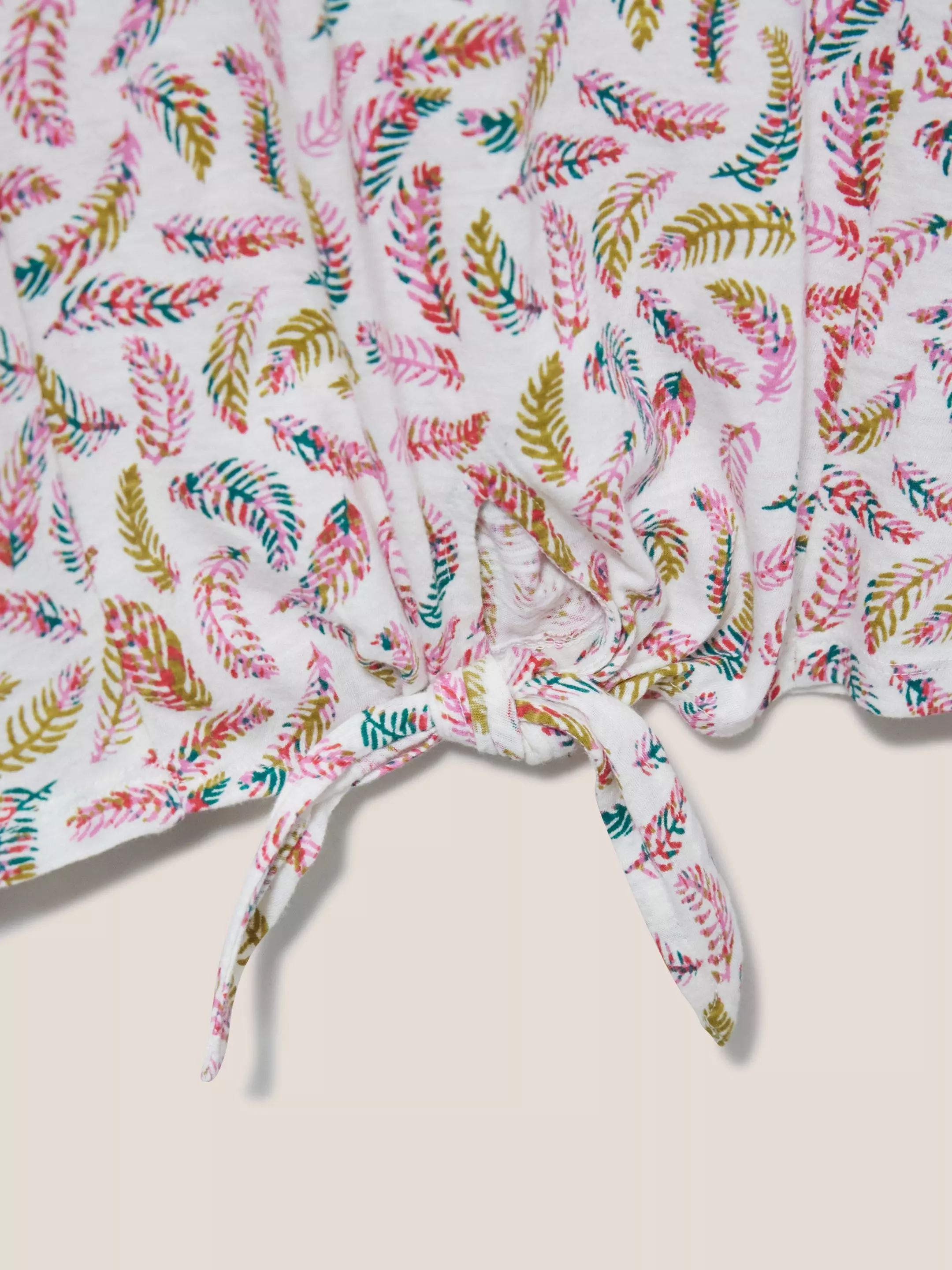 Tie Hem Print Top 7 Tie Hem Print Top