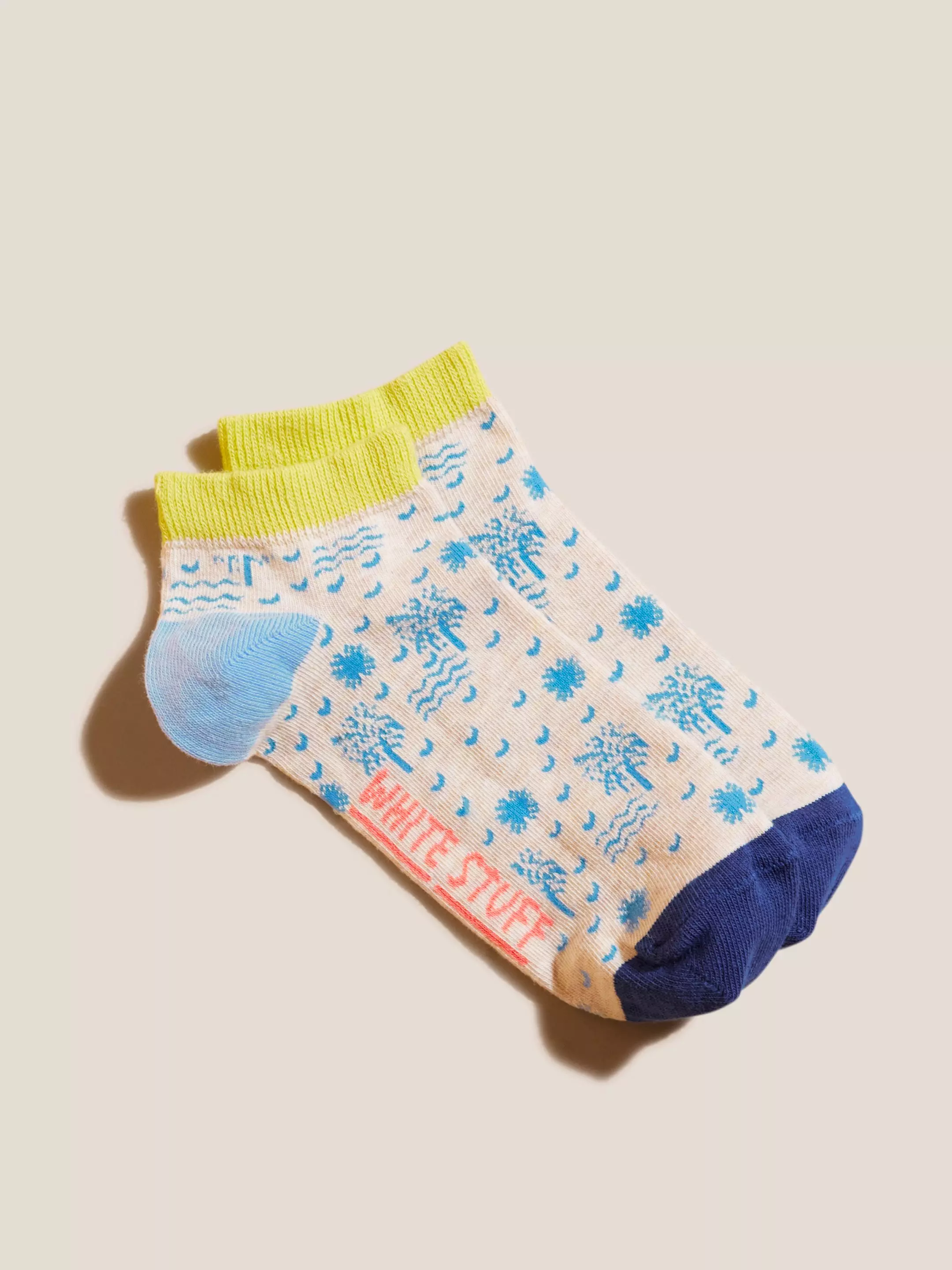 Summer Palm Trainer Socks